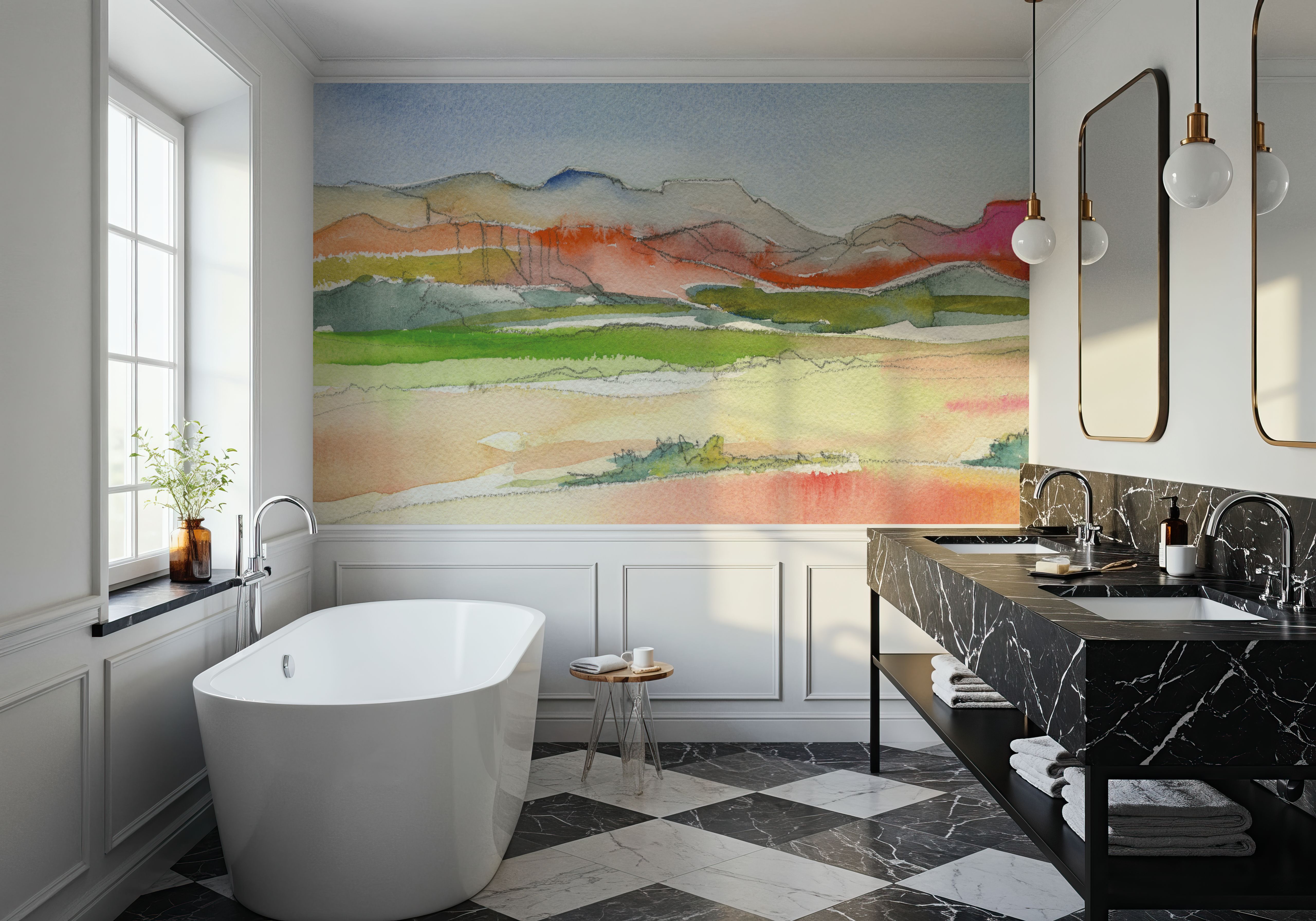 Desert Landscape I, Tapeten