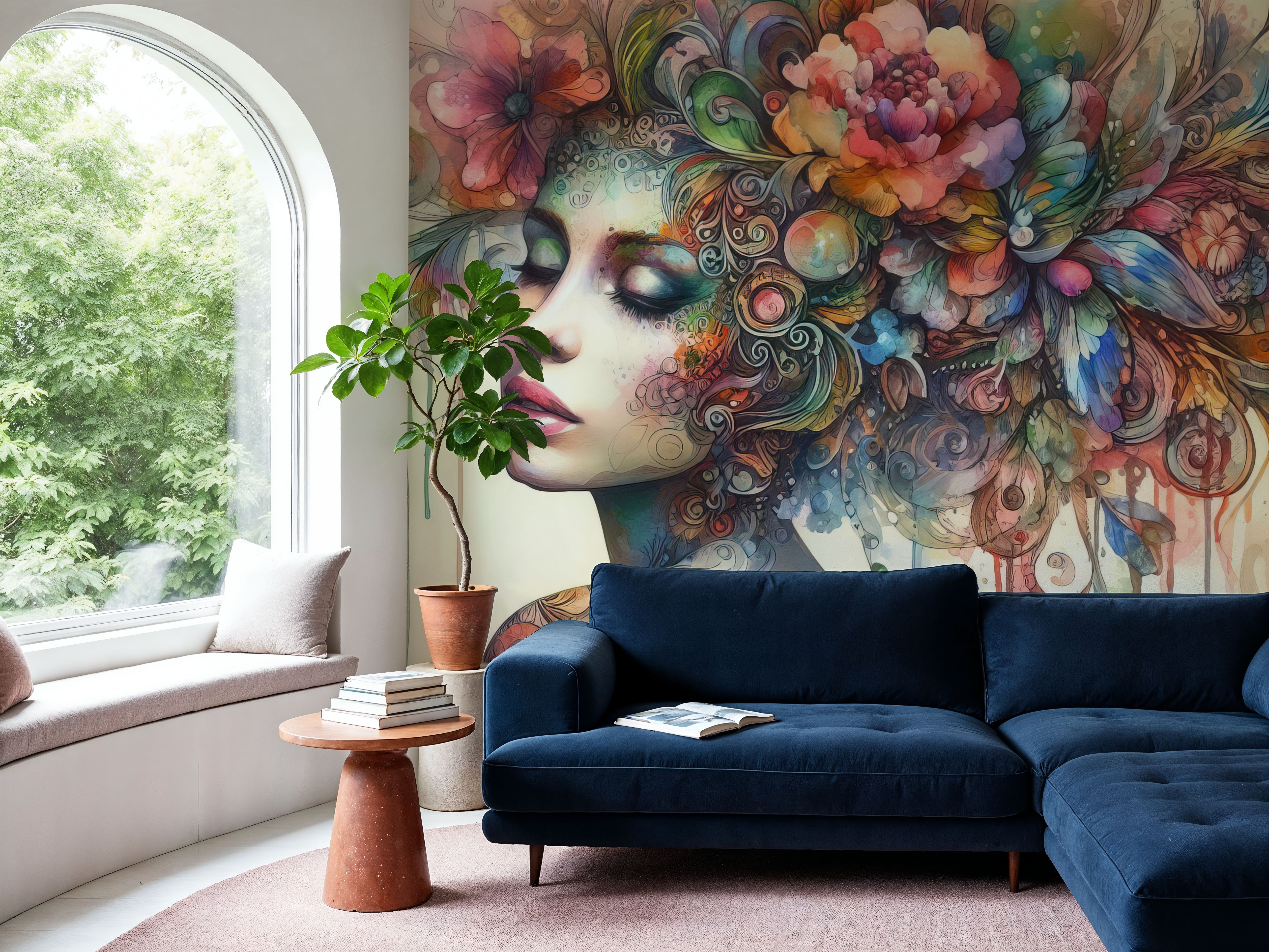 Watercolor Hair Explosion