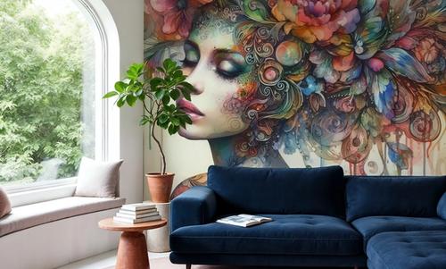 Watercolor Hair Explosion