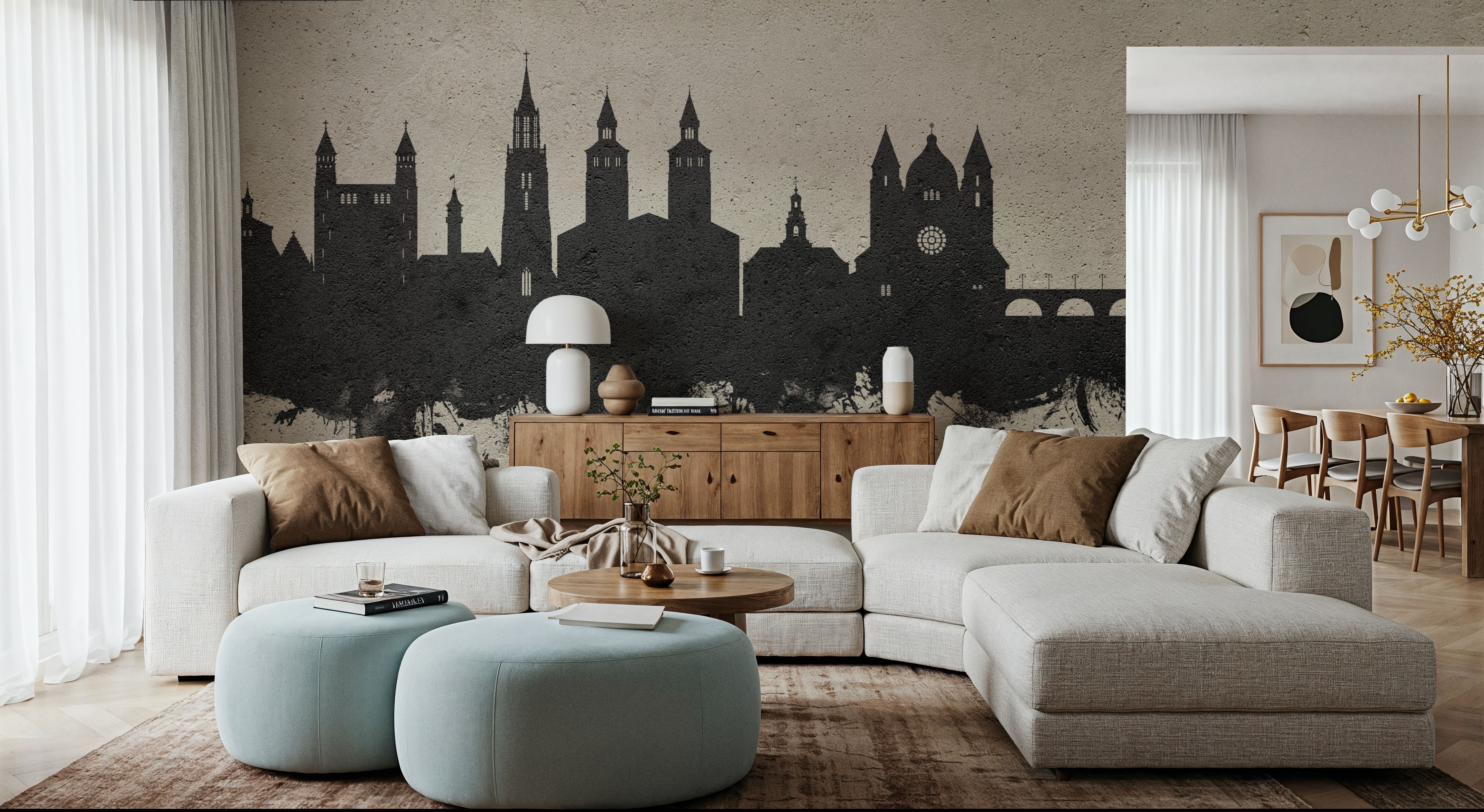 Maastricht The Netherlands Skyline Concrete