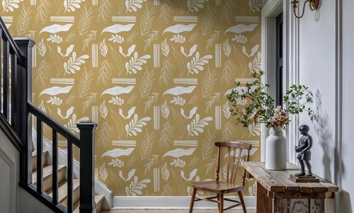 Autumn Leaves Beige