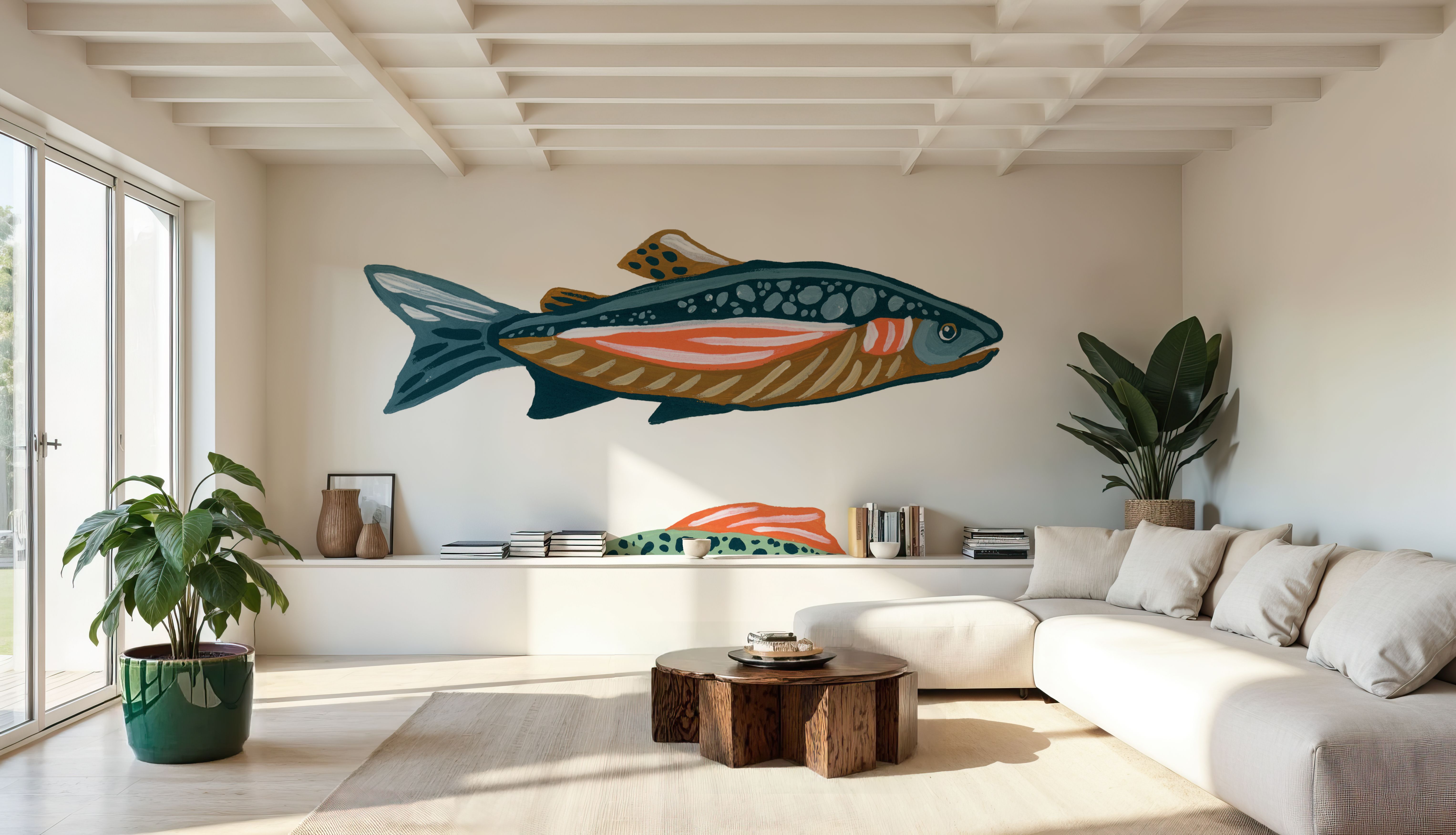 Catch of the Day VI, Wallpaper