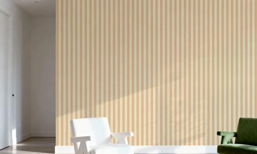 Ticking Awning Stripes, Peach