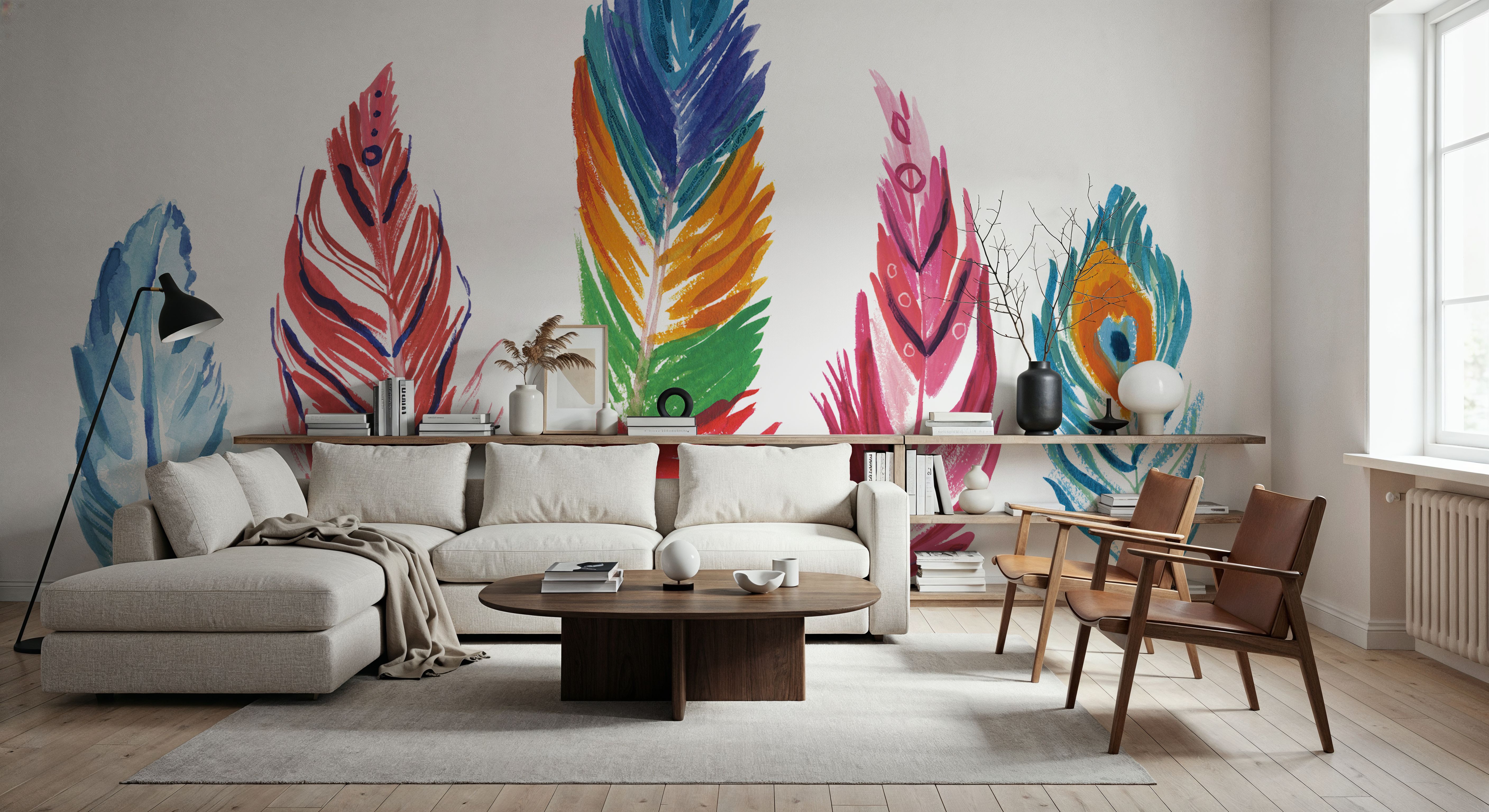 Rainbow Feathers IV