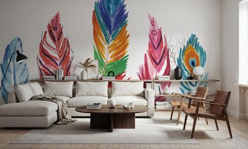 Rainbow Feathers IV