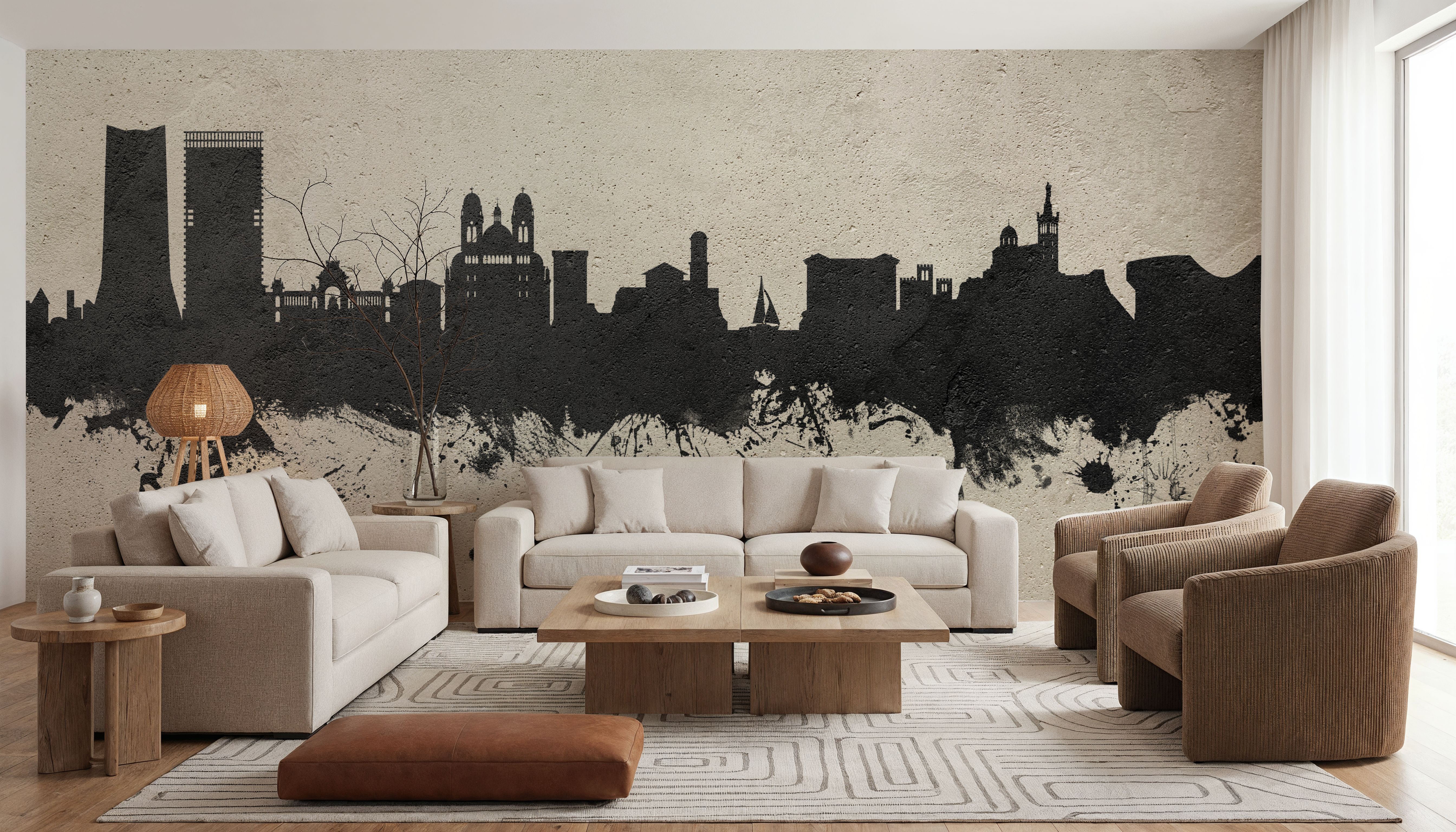 Marseille France Skyline Concrete