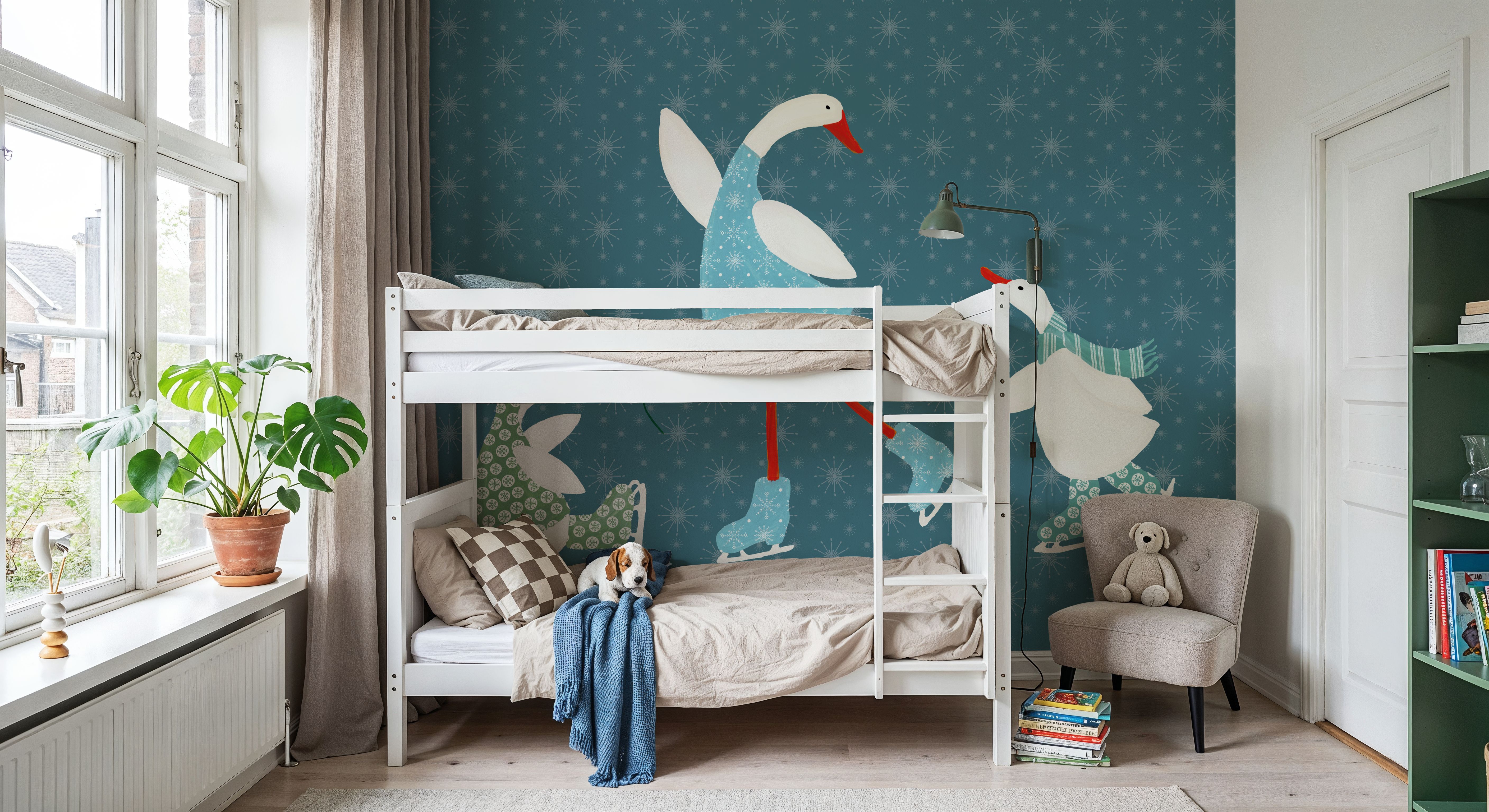 Ducks in the Snow VI, Behang