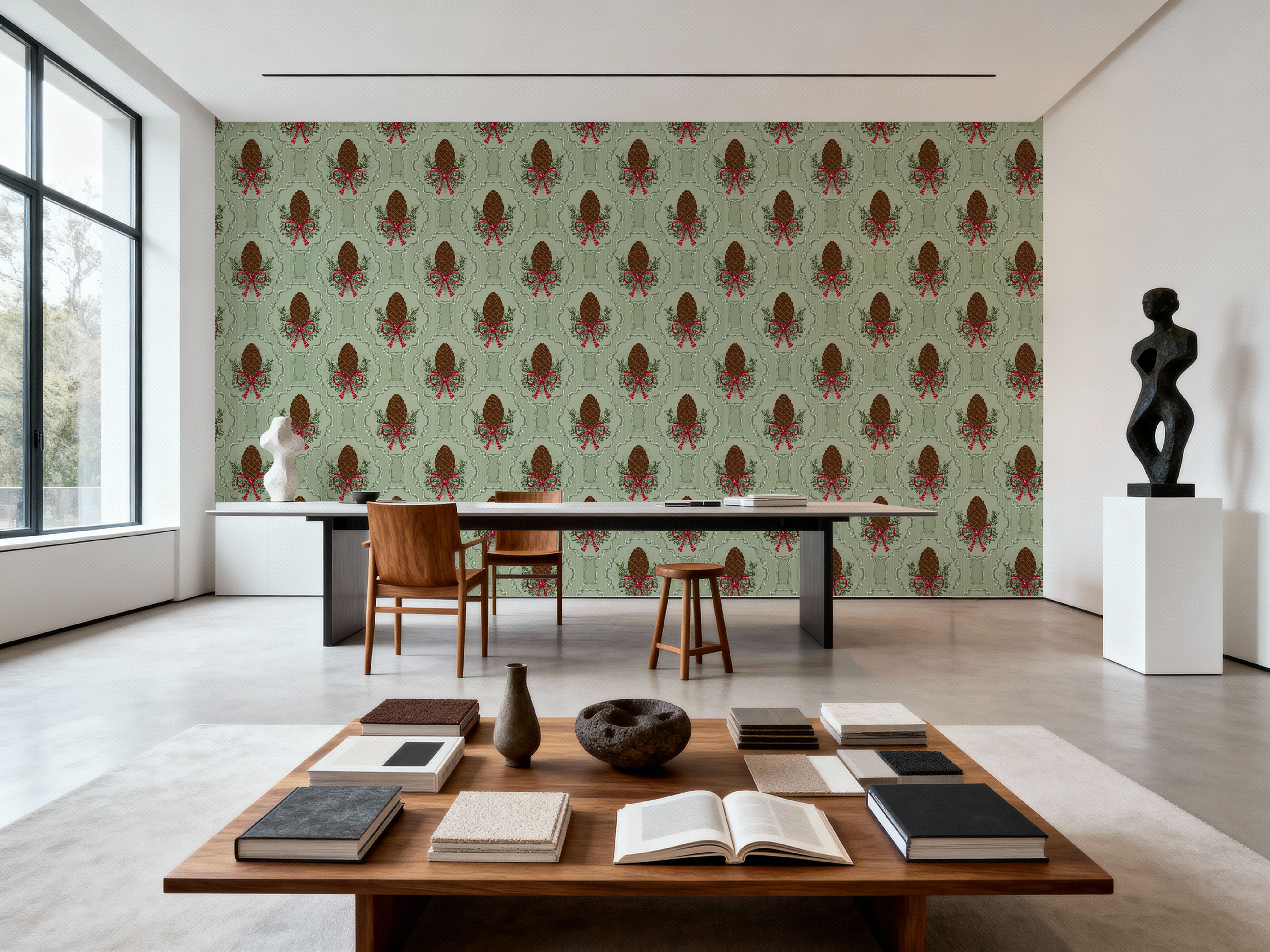 Pine Cone & Ornate Rackets, Mint