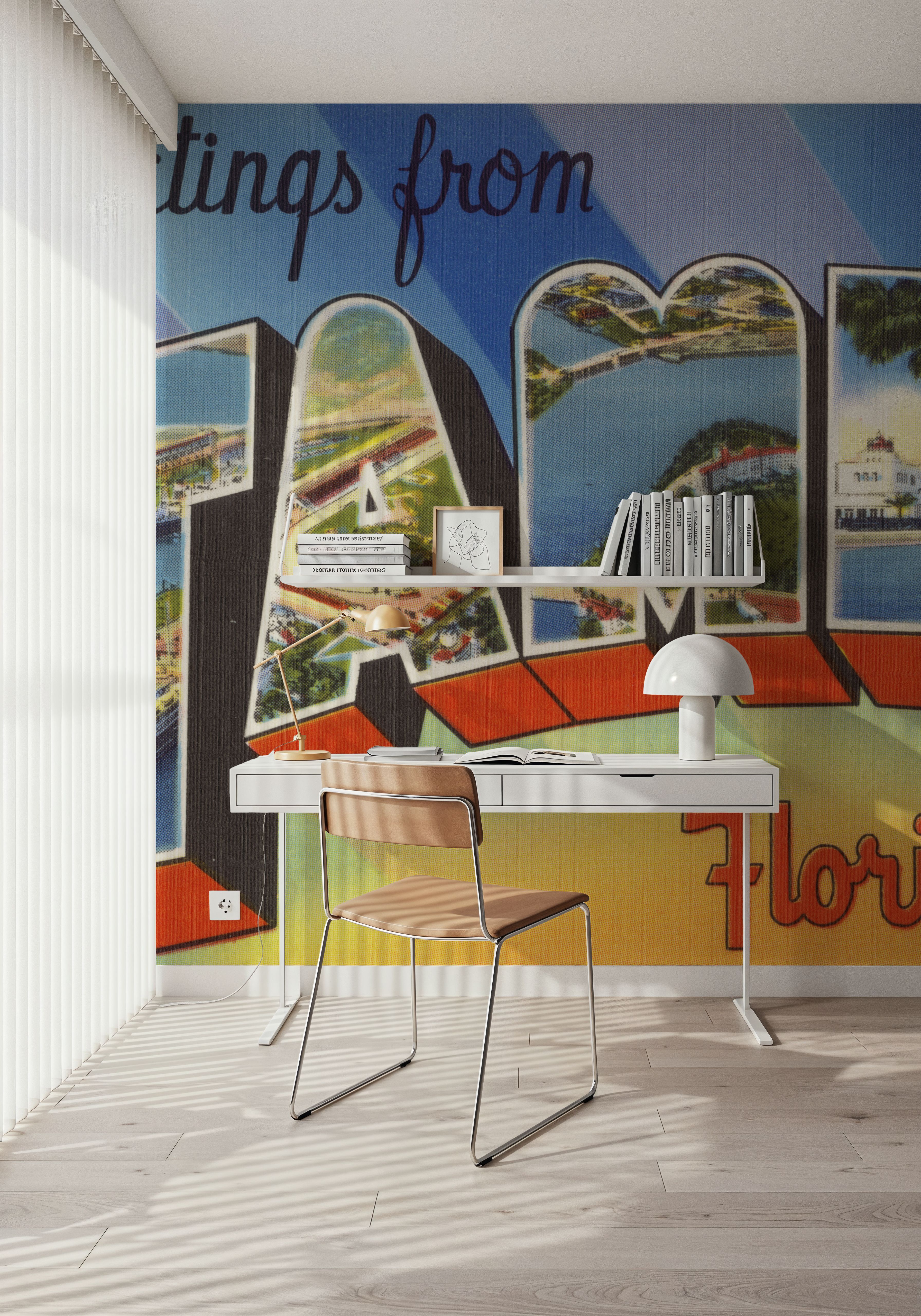 Greetings from Tampa - Screenprint Postcard