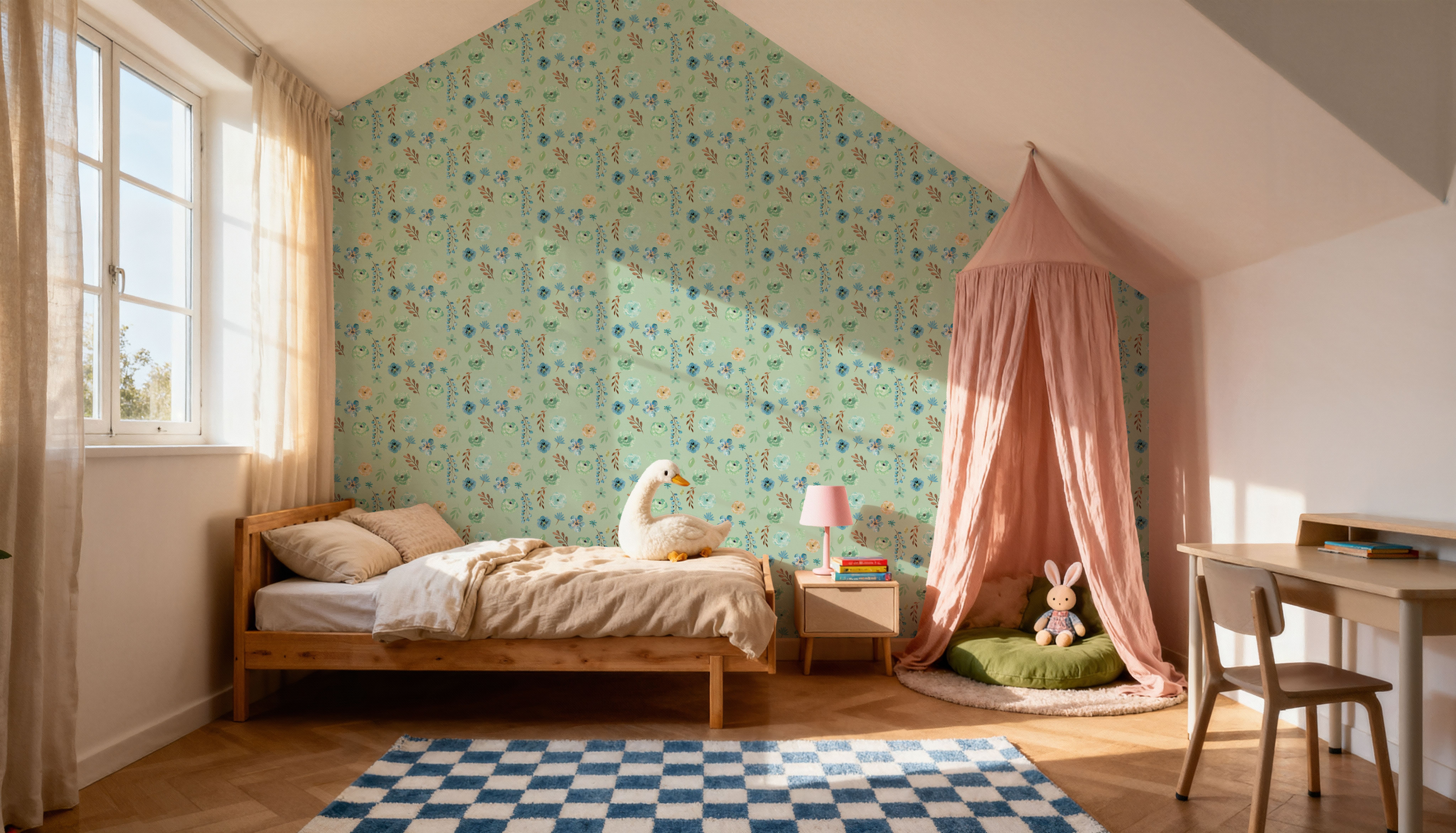 Flutterby Flowers Mint