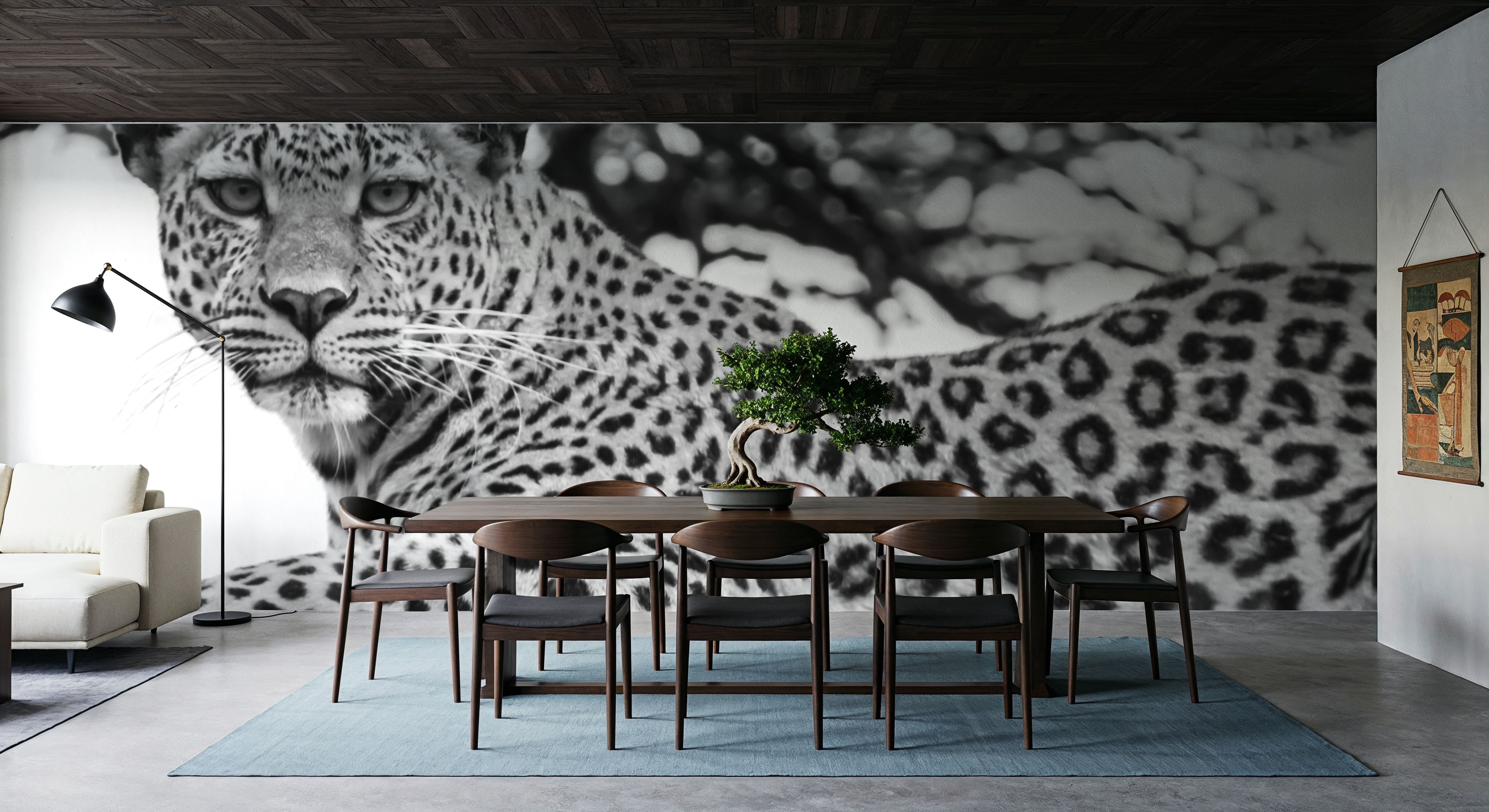 Lounging Leopard Neutral