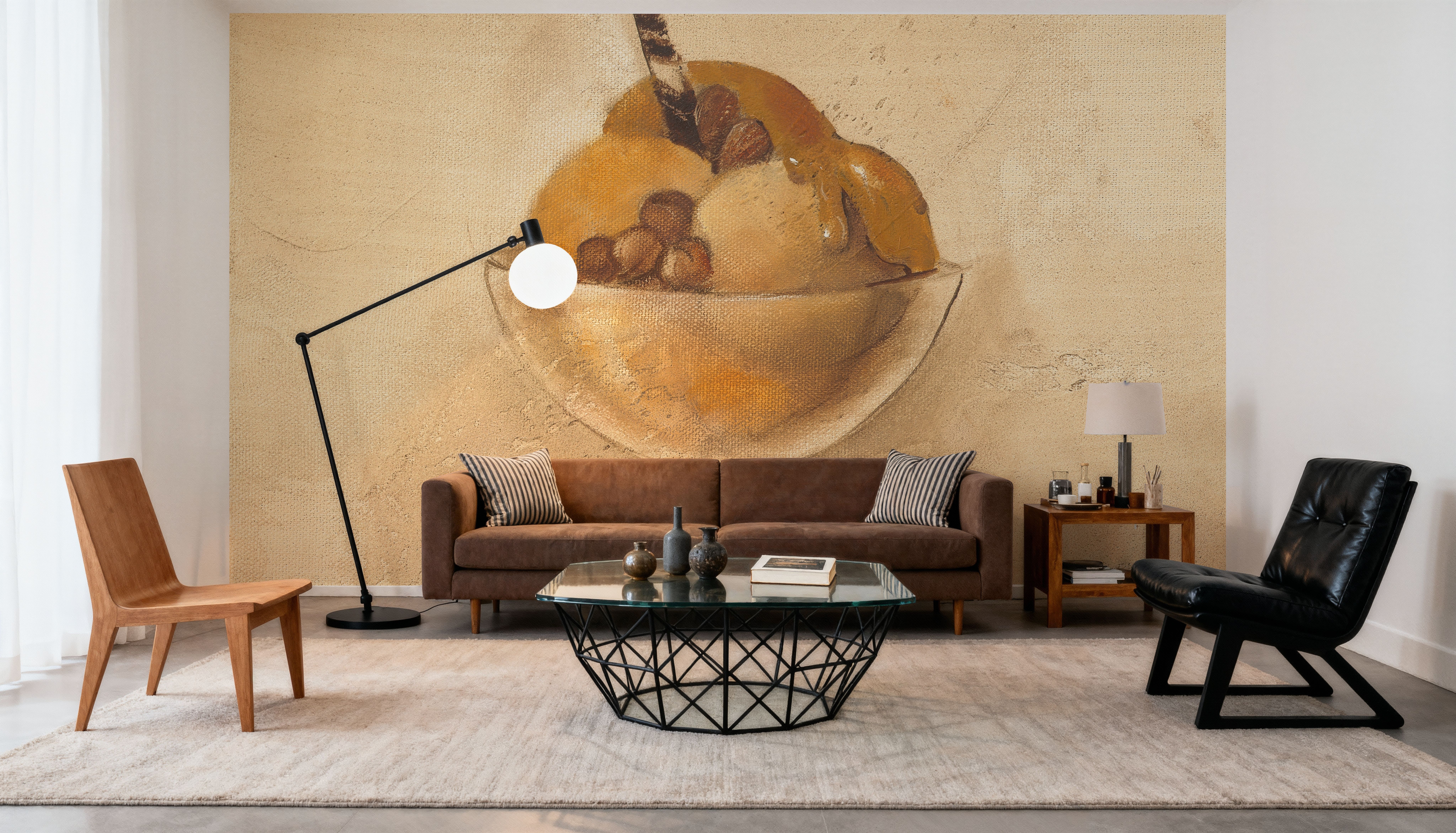 Nutty Caramel Sundae, Wallpaper