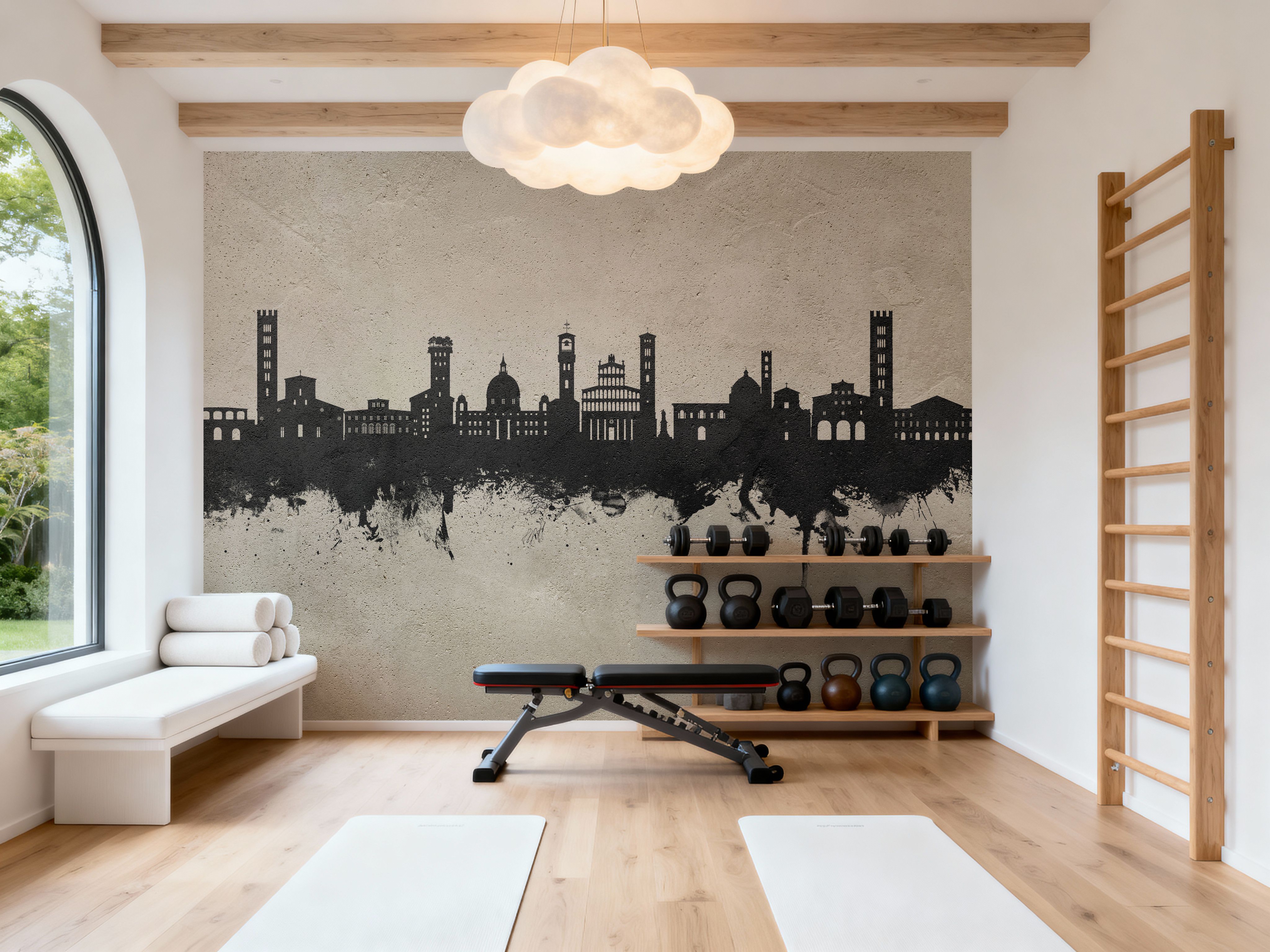 Lucca Italy Skyline Concrete