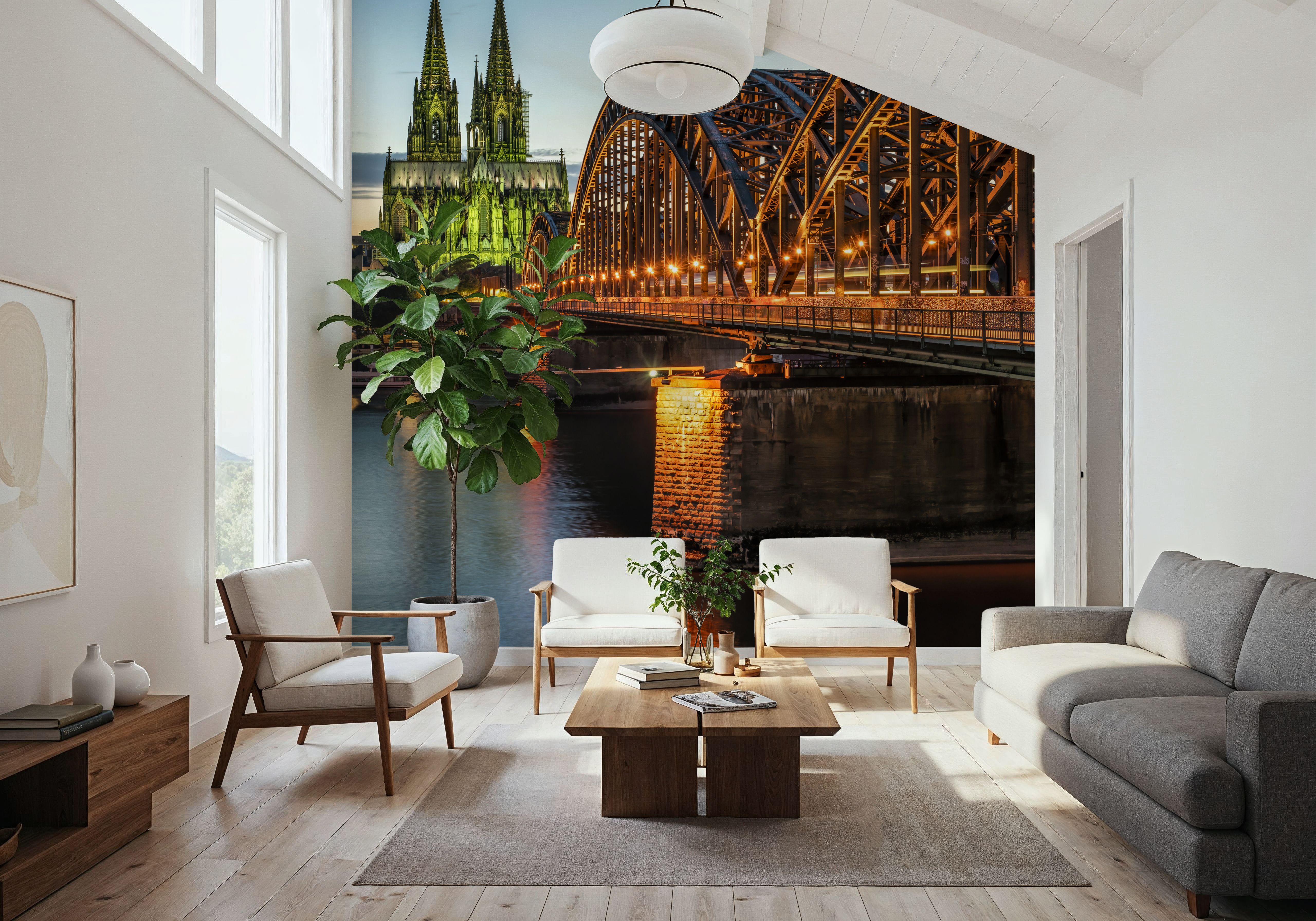 Hohenzollern Bridge at Night, Tapeten