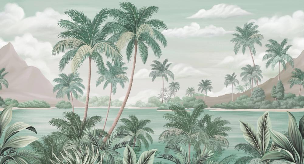 Paradise Lagoon, Washed Green