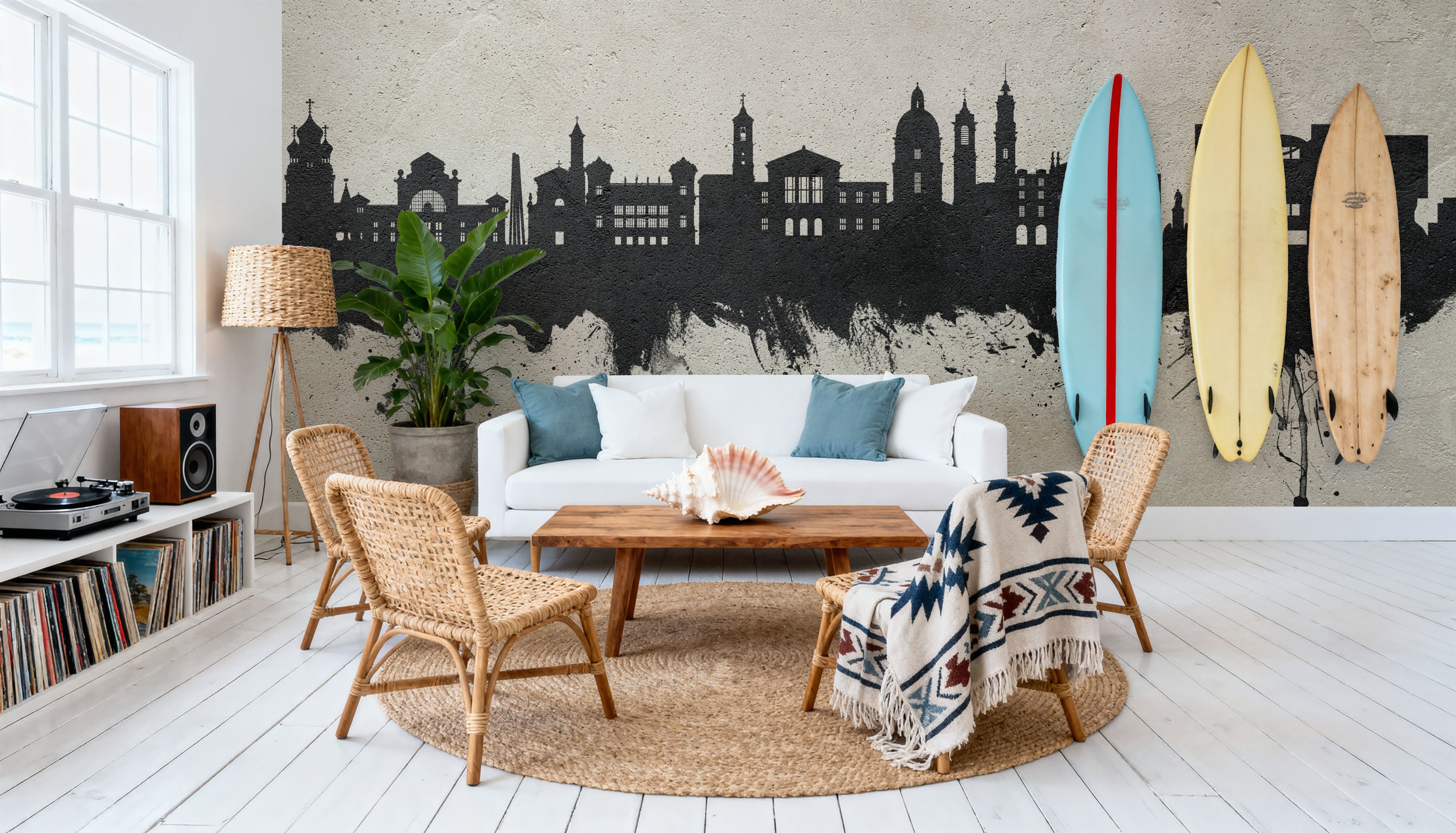 Nice France Skyline Concrete