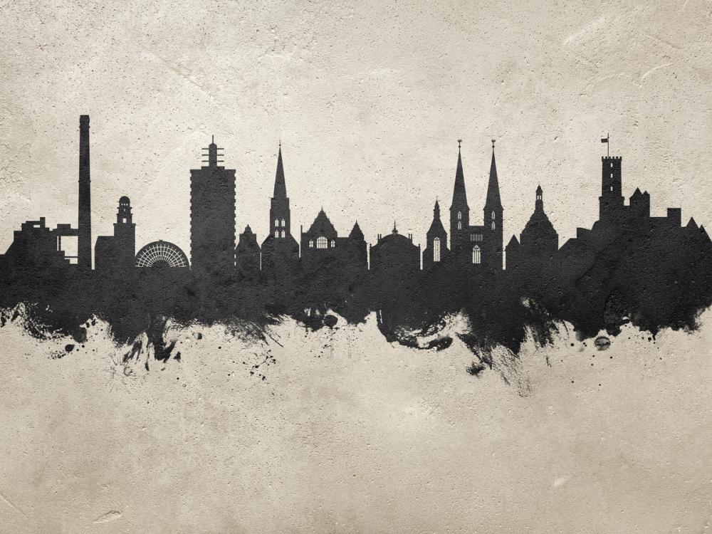 Bielefeld Germany Skyline Concrete