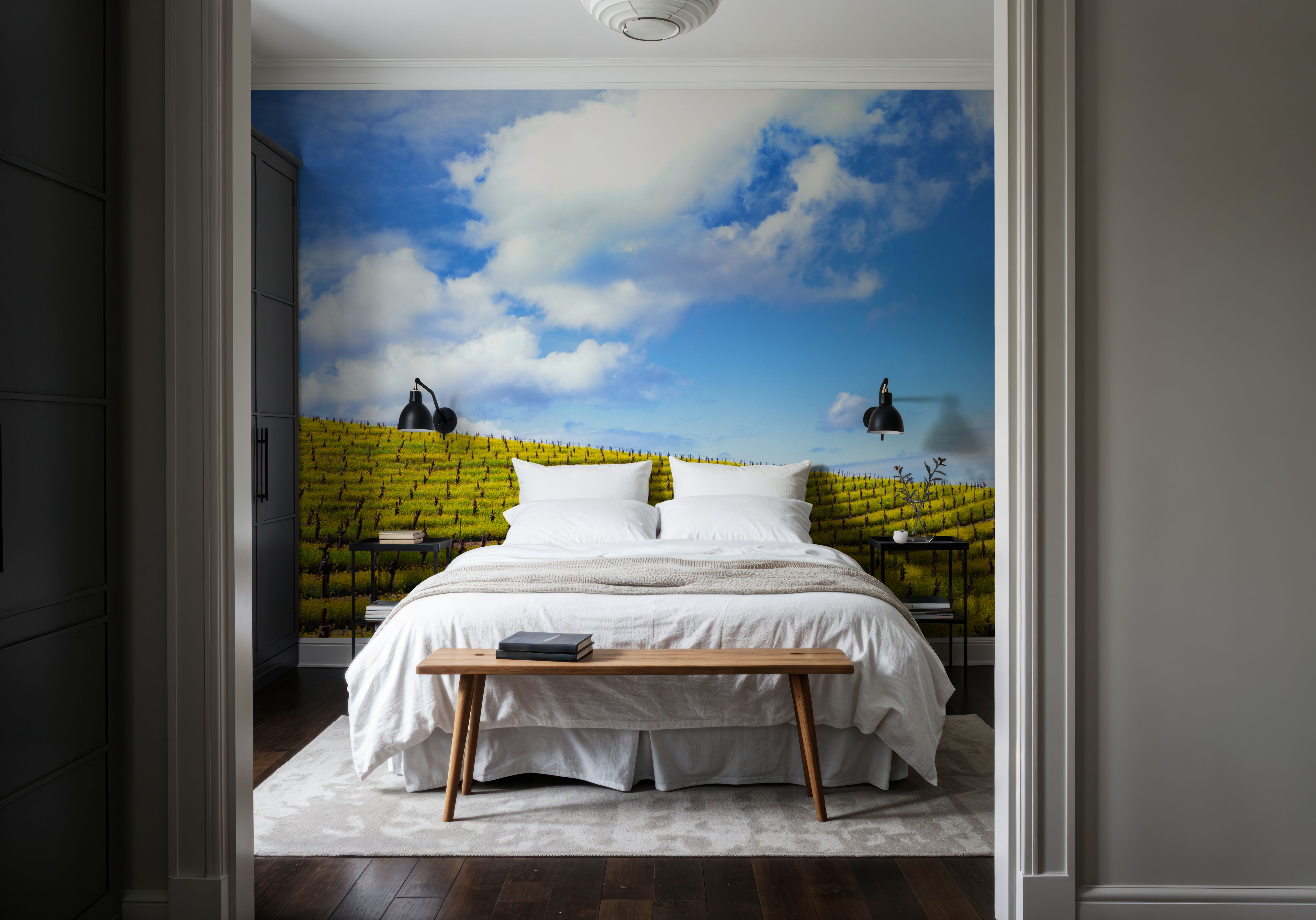 Mustard Fields Napa Valley, Tapeten