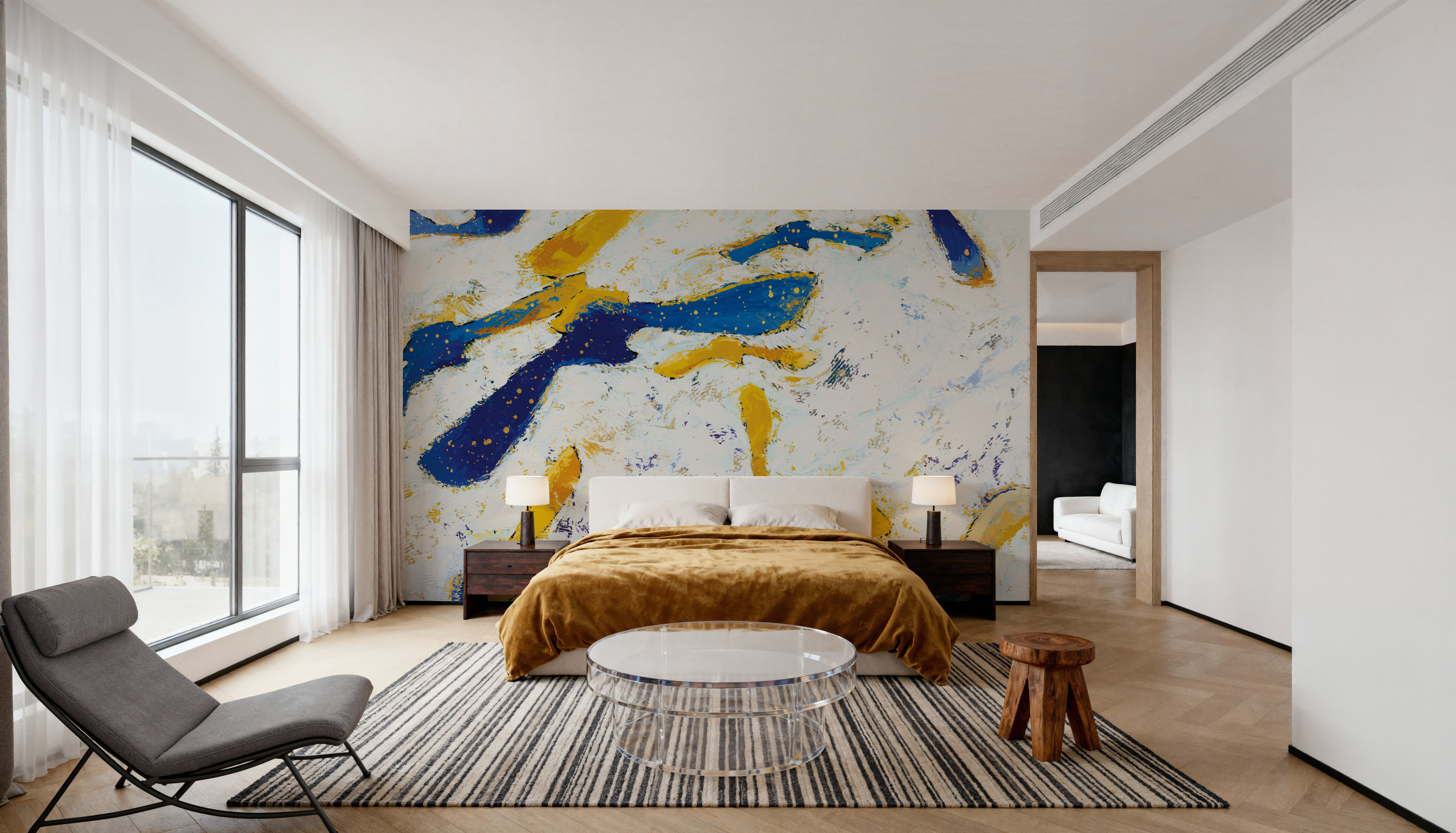 Fly Away Gold, Wallpaper