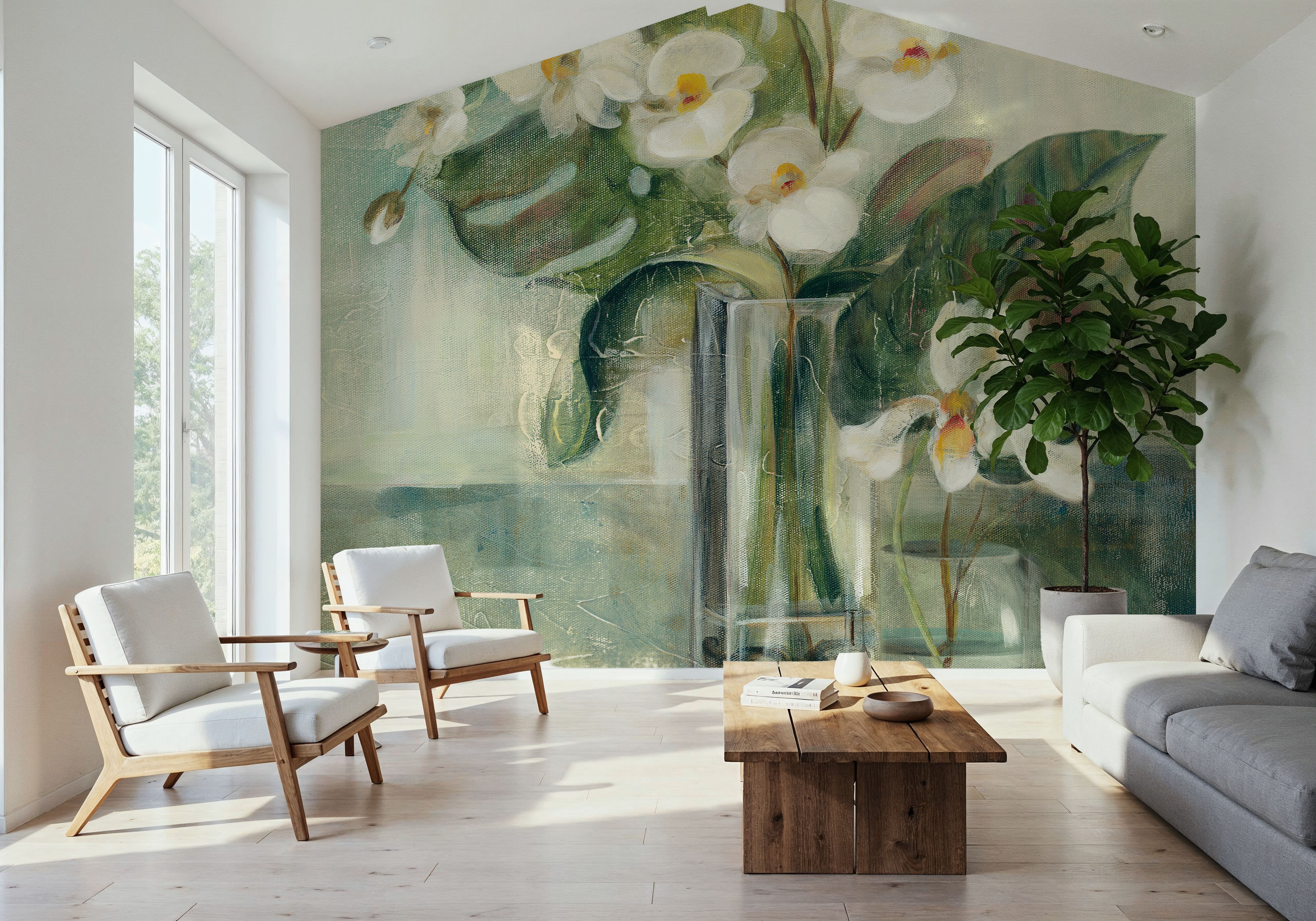 Silver Orchids II, Wallpaper