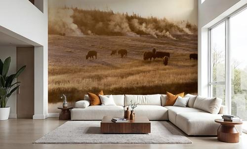 Bison Firehole River