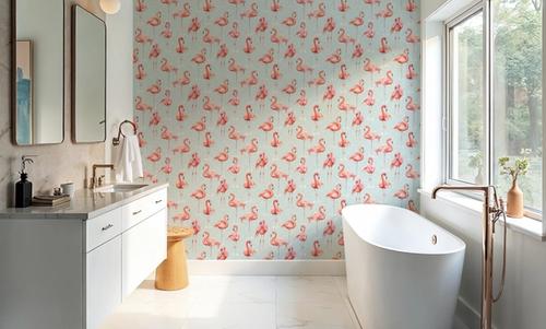 Flamingo Goals Blue