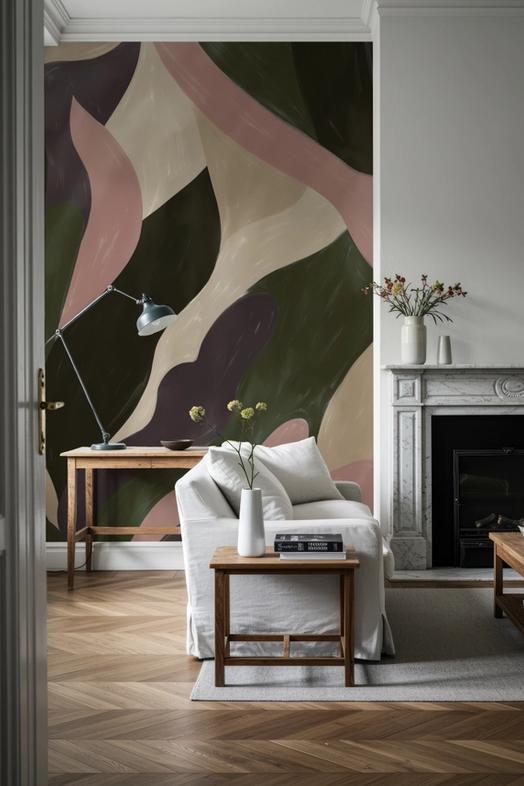 Dynamic Fields, Forest Green & Rose