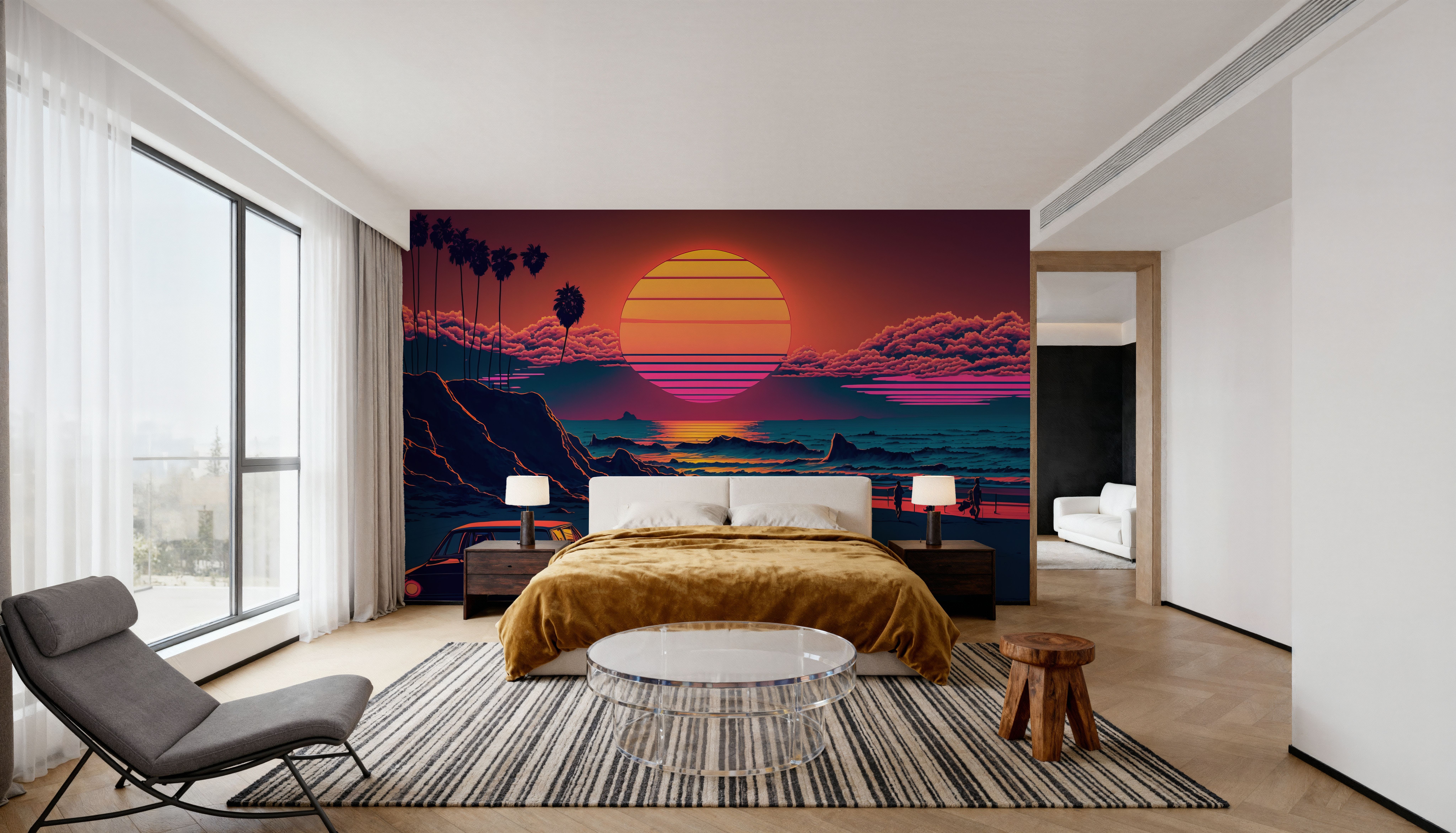 Evening Waves, Wallpaper