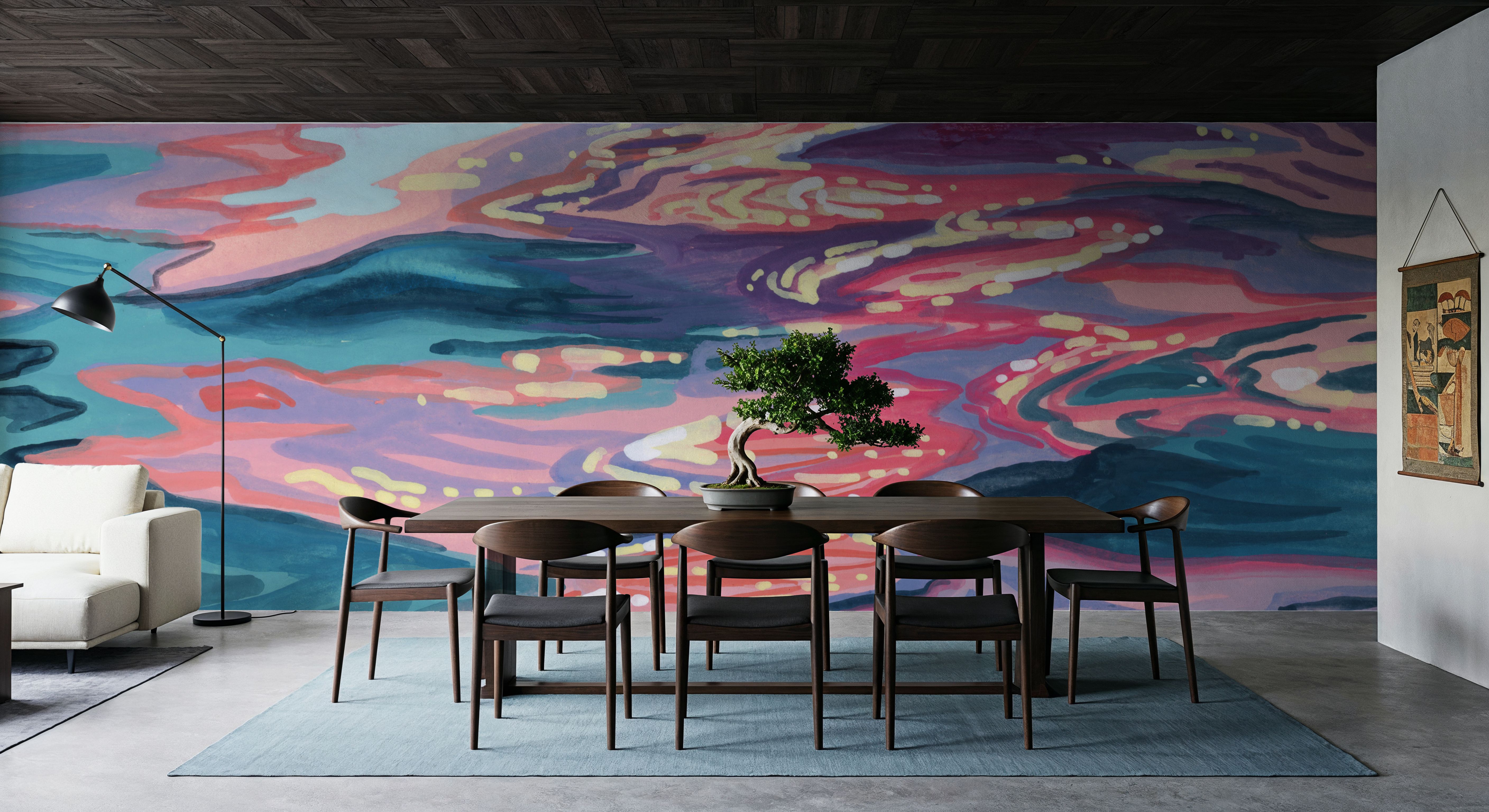 Sunset Reflections on Water