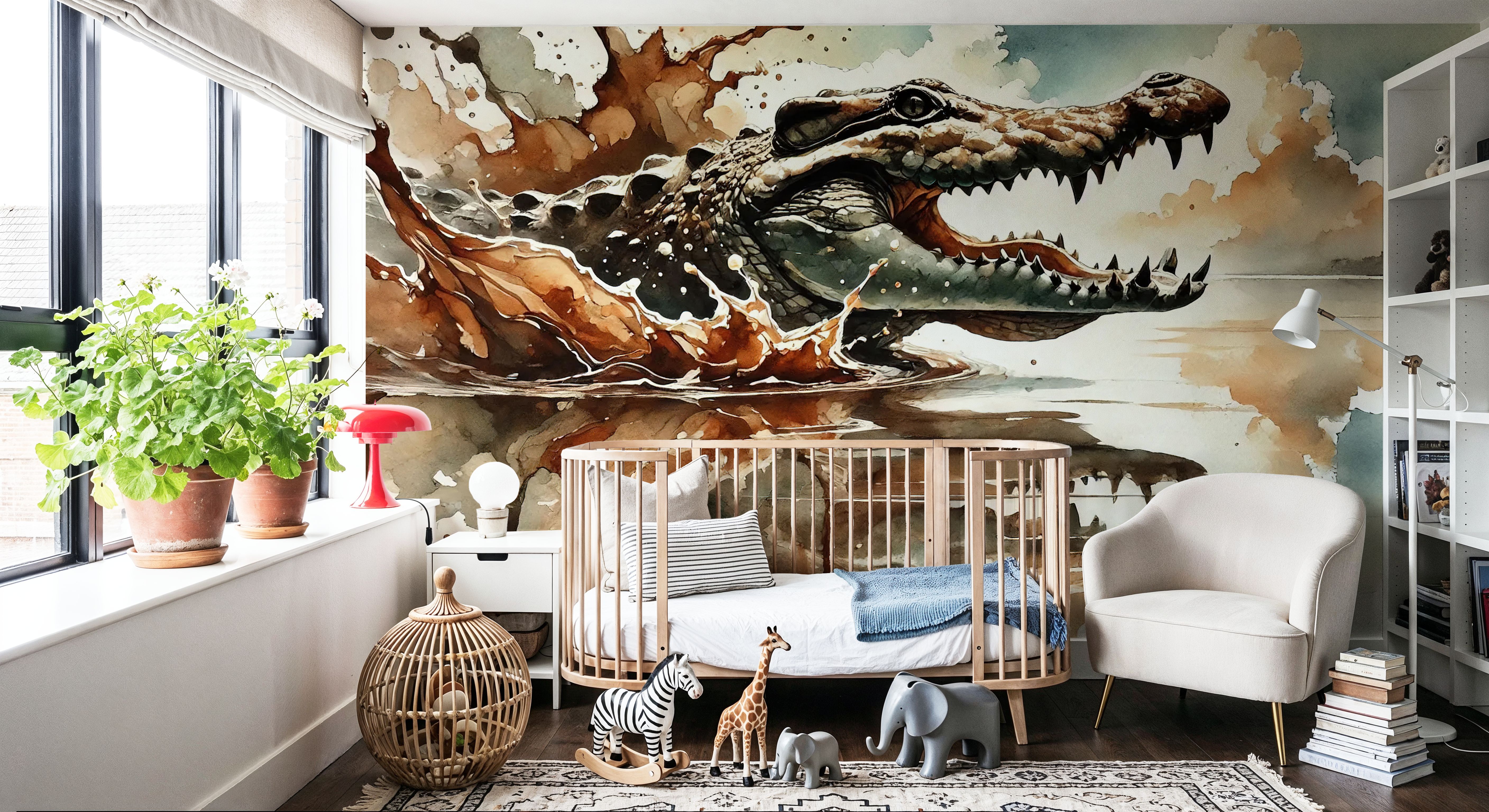 Fierce Crocodile Splash