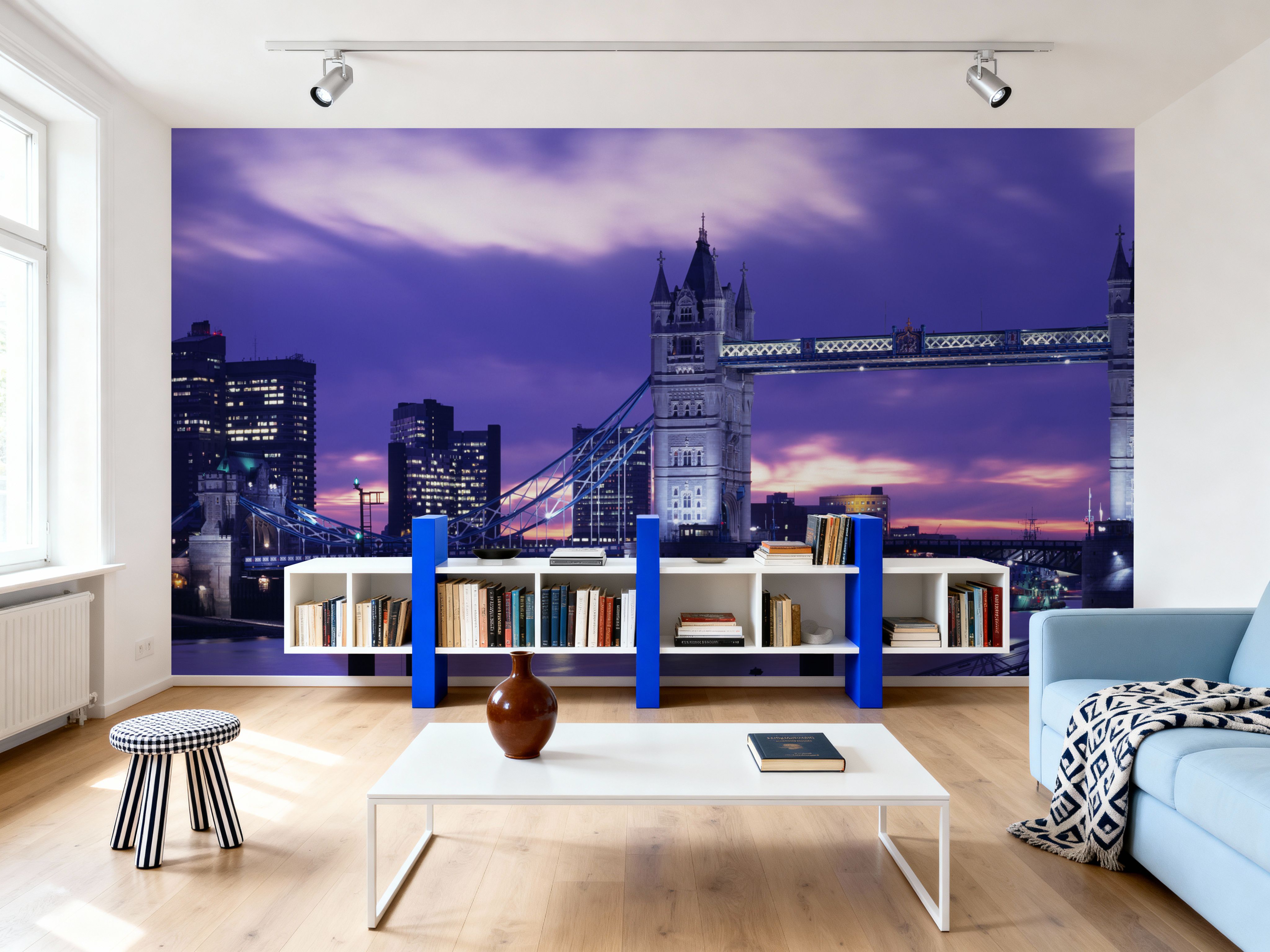 Purple Tower Bridge Twilight