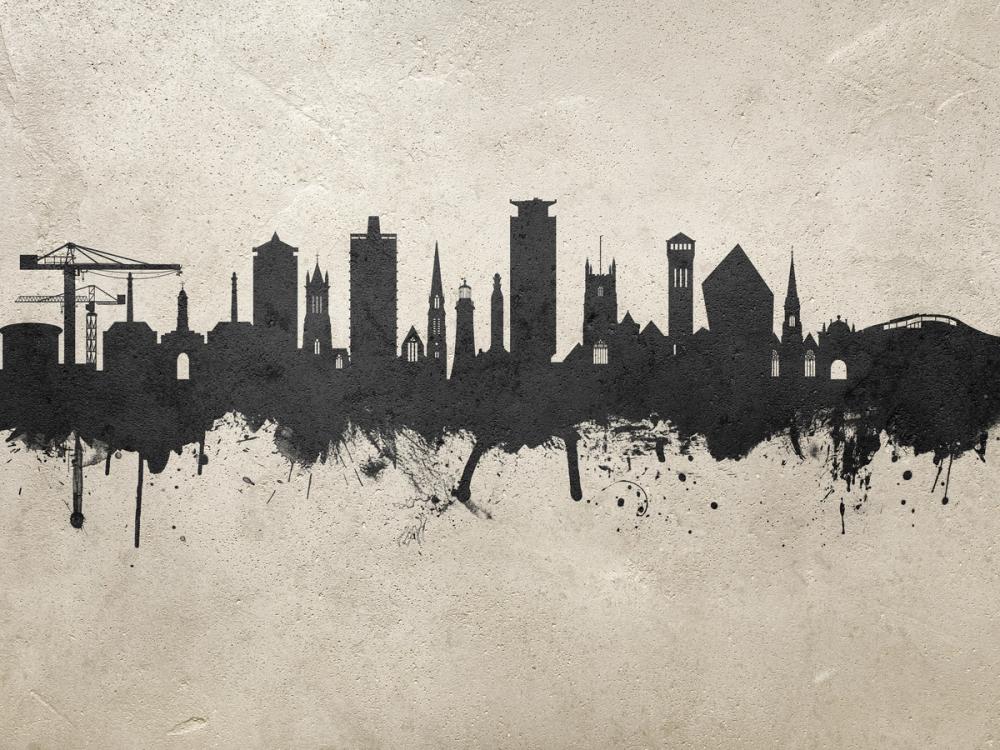 Plymouth England Skyline Concrete