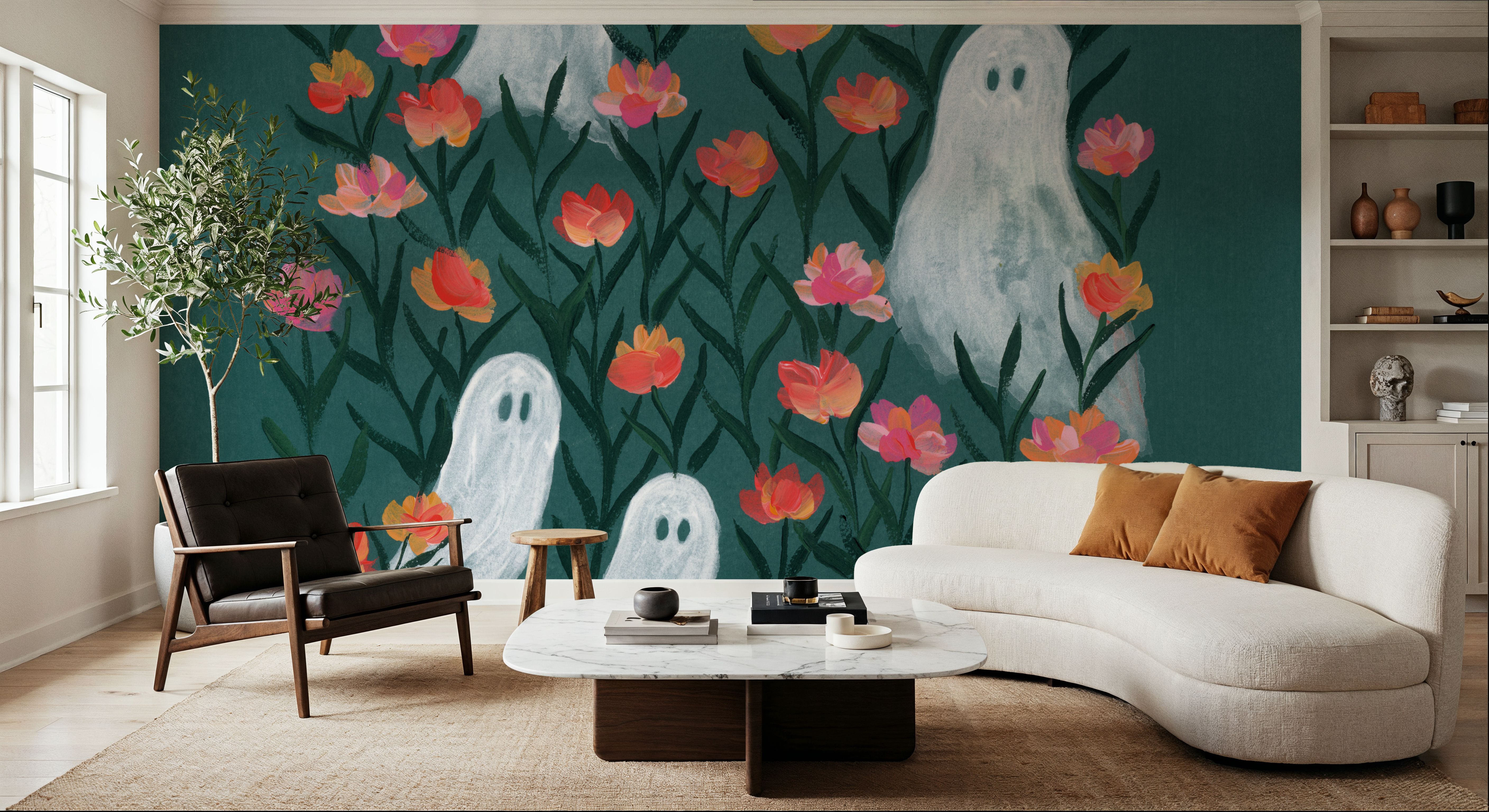 Ghosts in the Flower Patch, Wallpaper