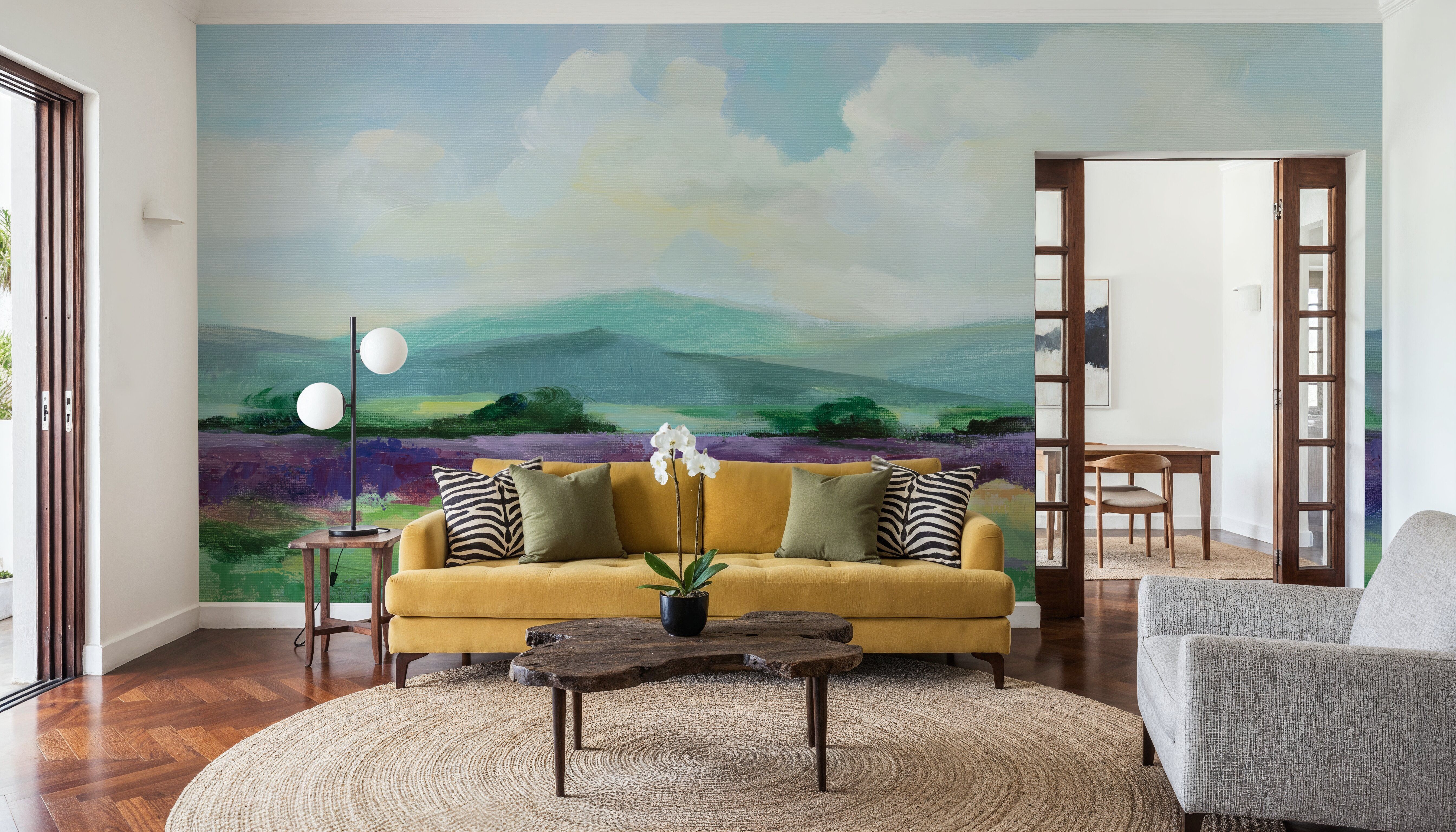 May Lavender Field II, Carte da parati