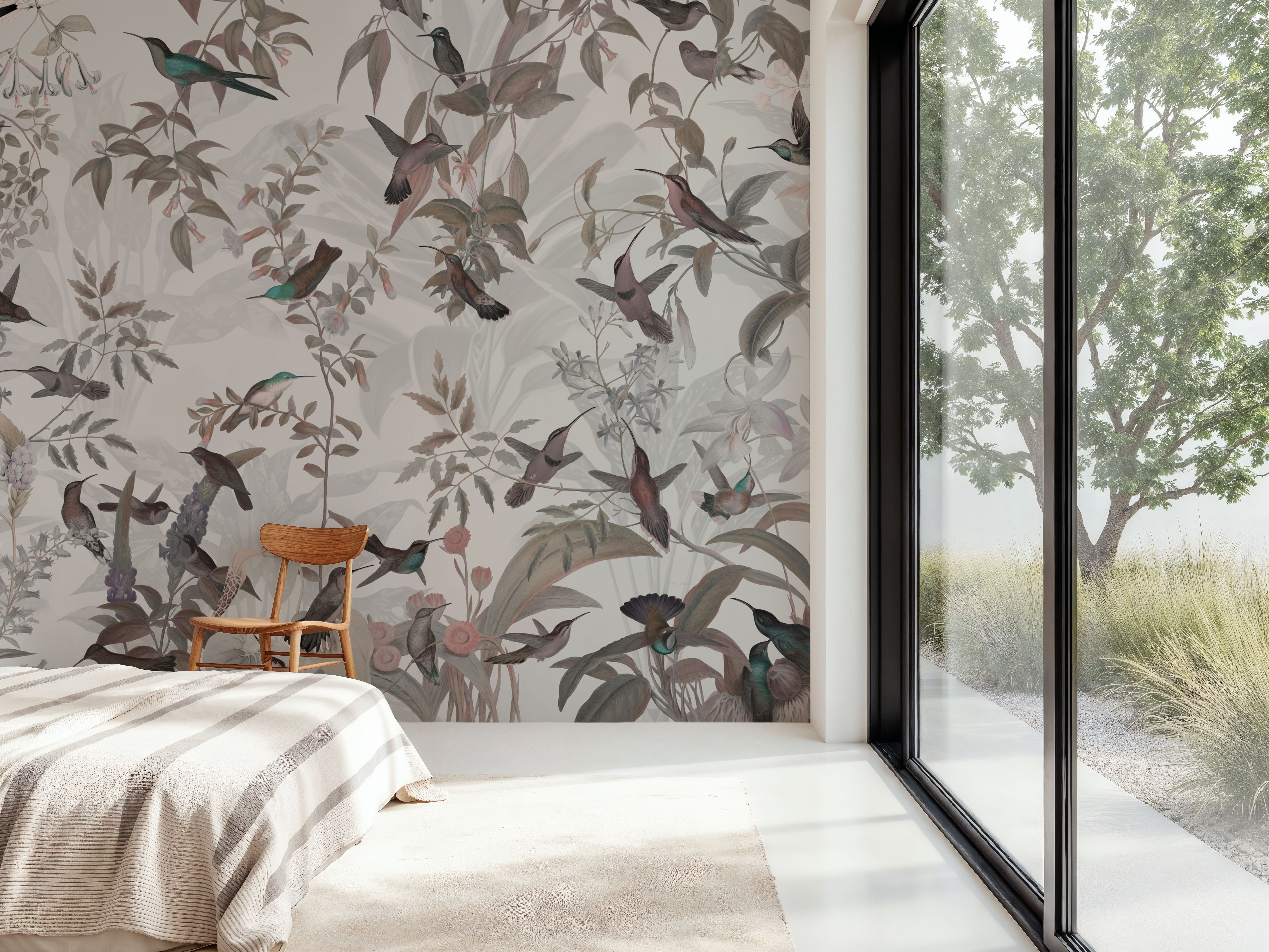 Birds Everywhere Red