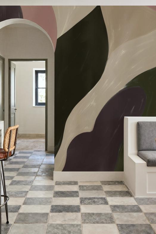 Dynamic Fields, Forest Green & Rose