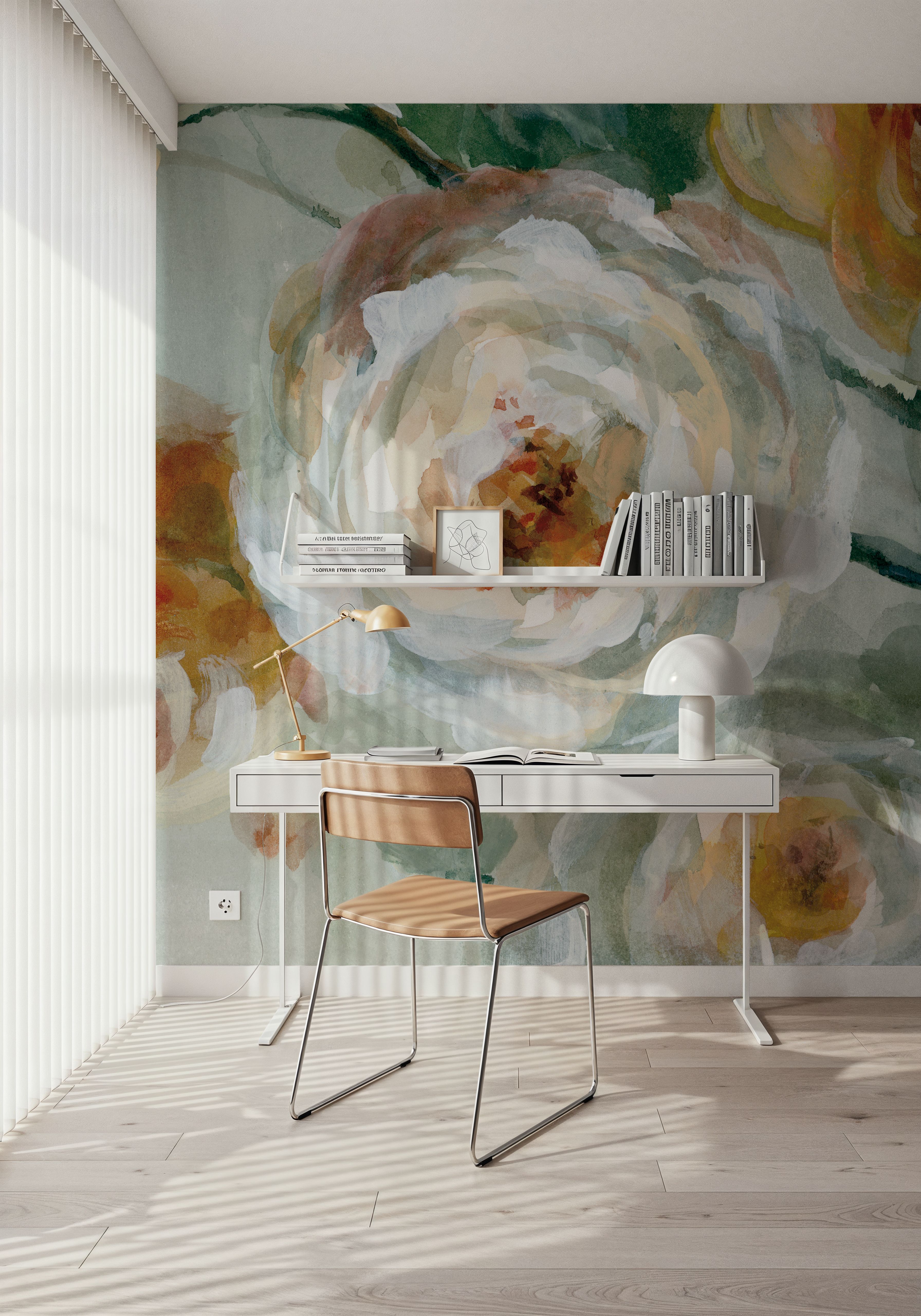 Fall Blossoms Panel IV