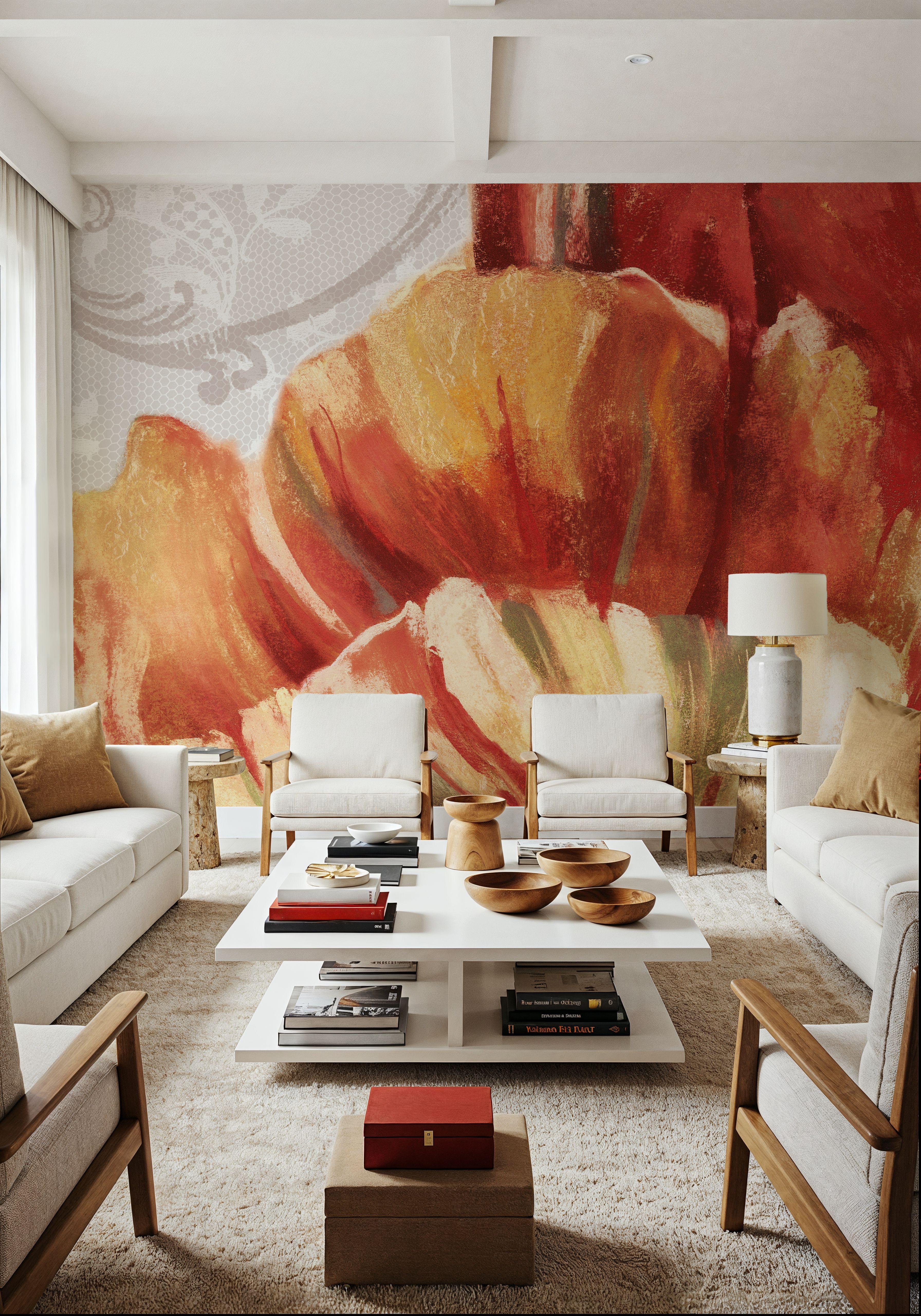 Spring Tulips Red II