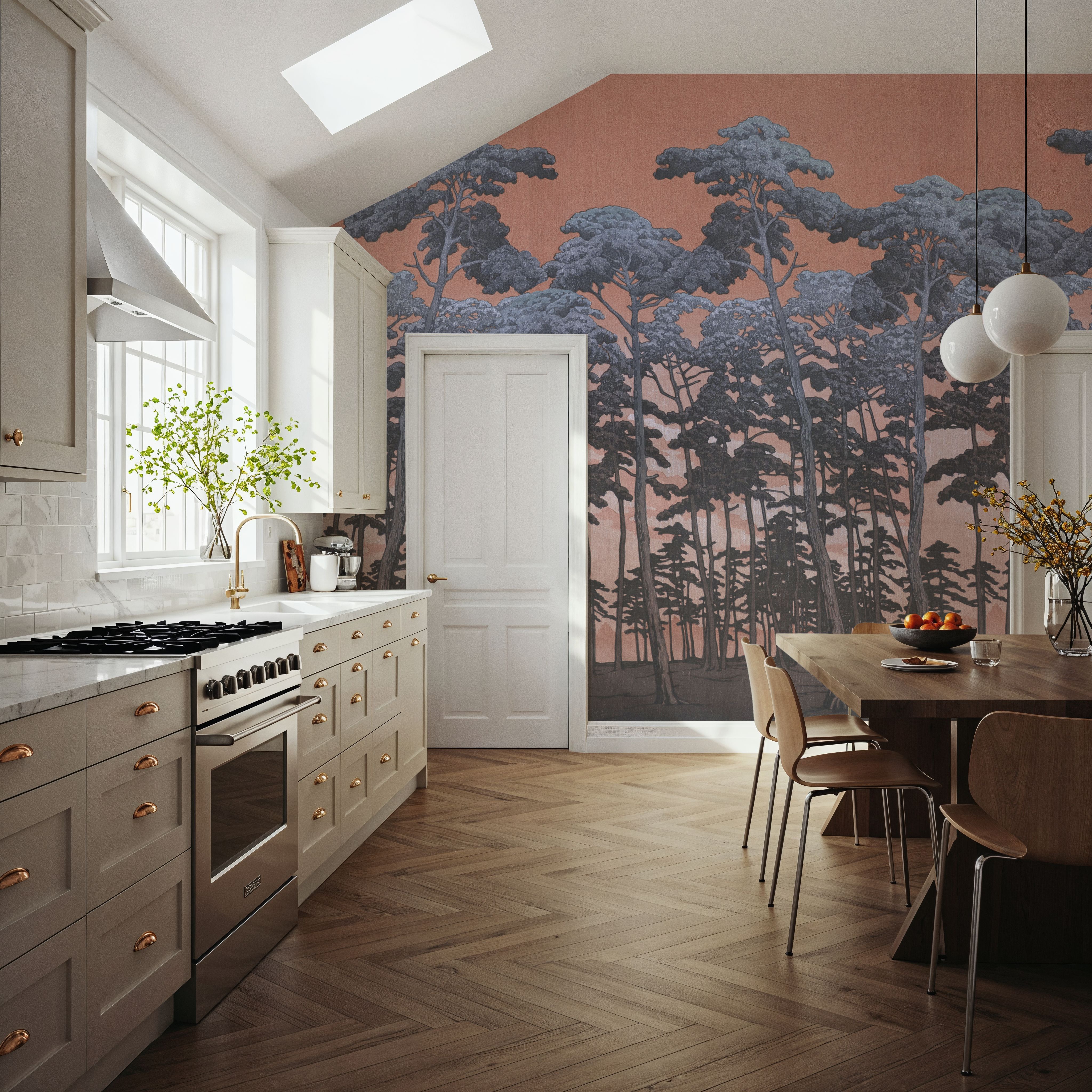 Tranquil Pinescape, Sunset