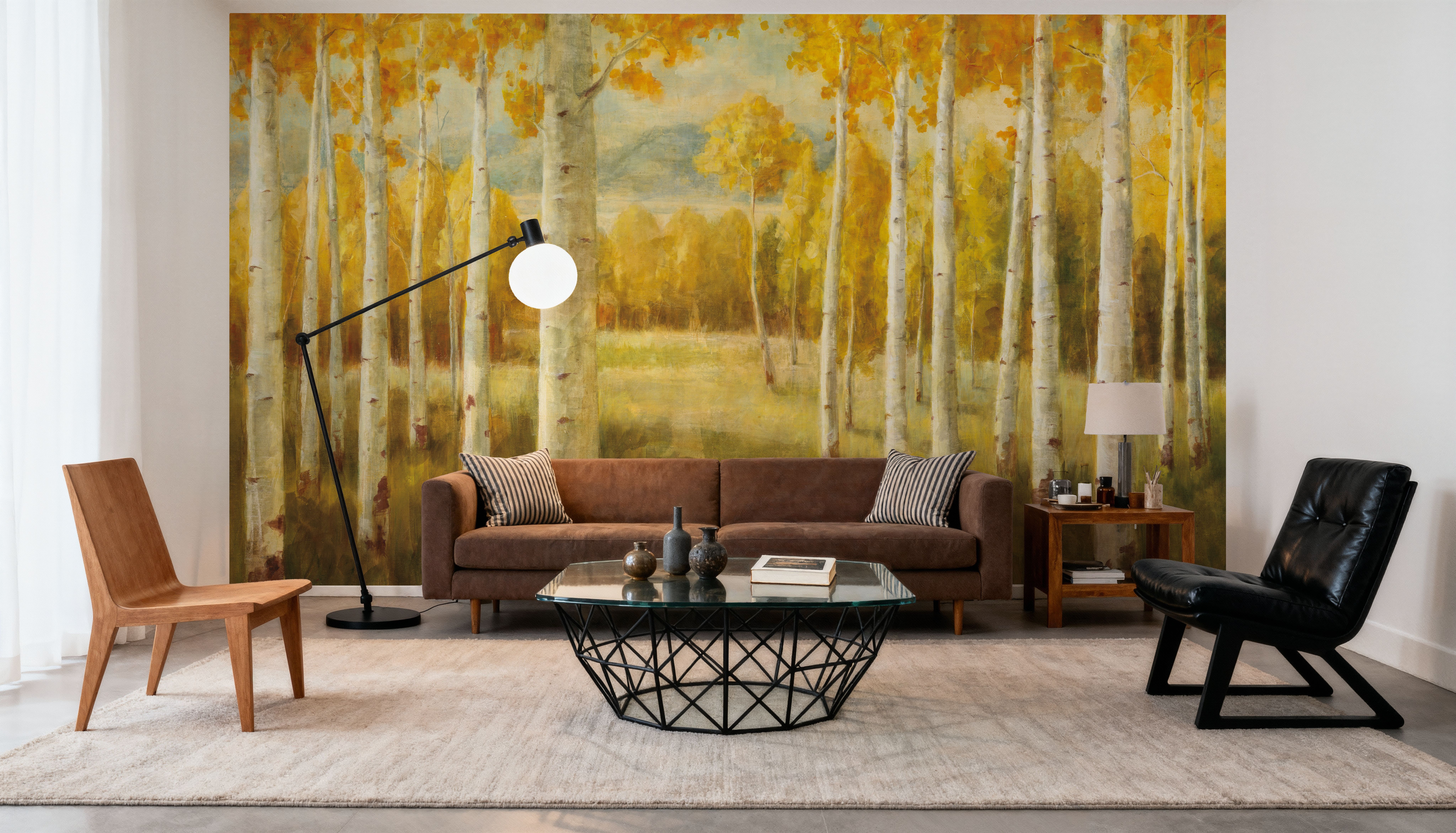 Aspen Birches, Wallpaper