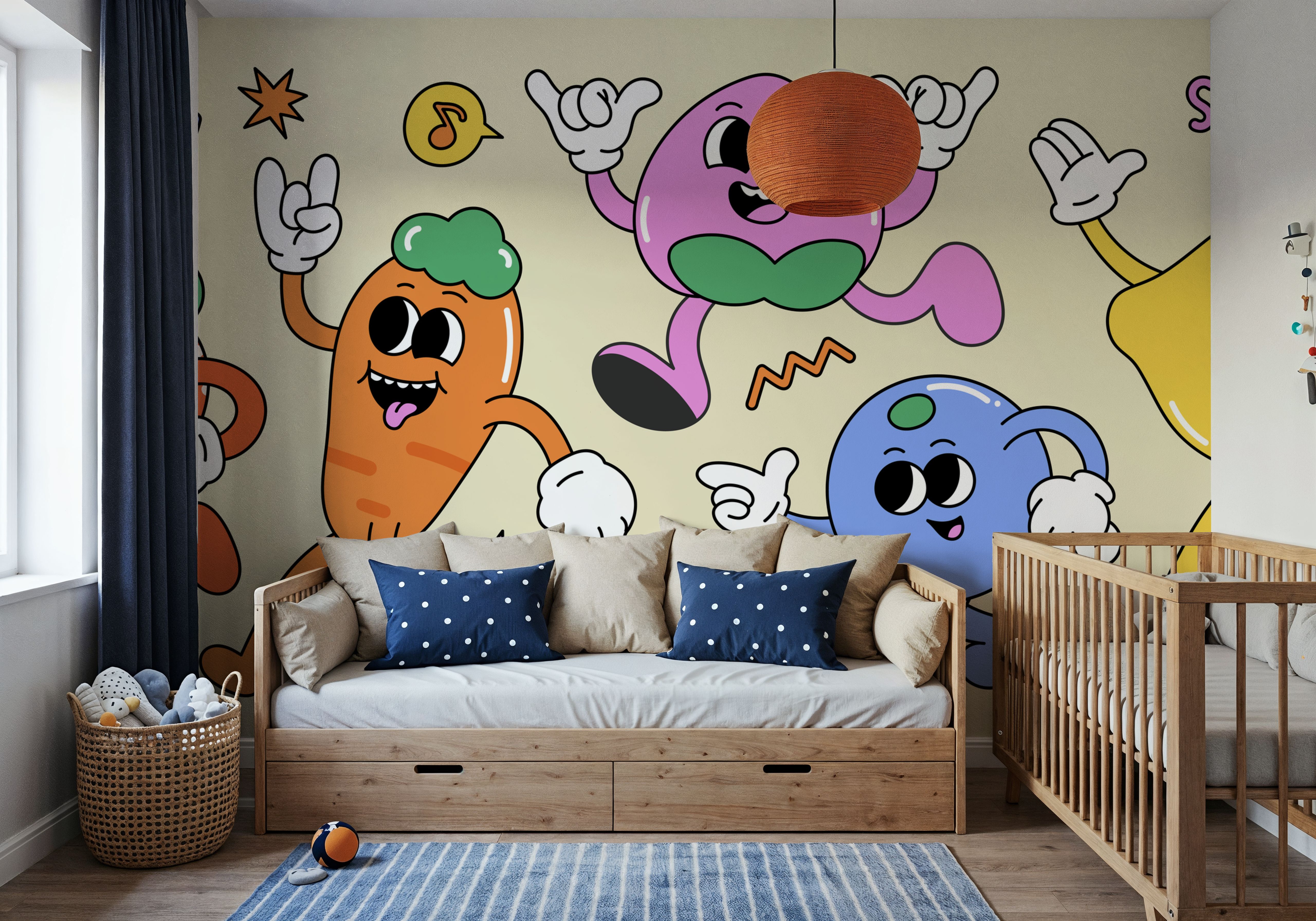 Stoked Retro Gumball Characters, Wallpaper