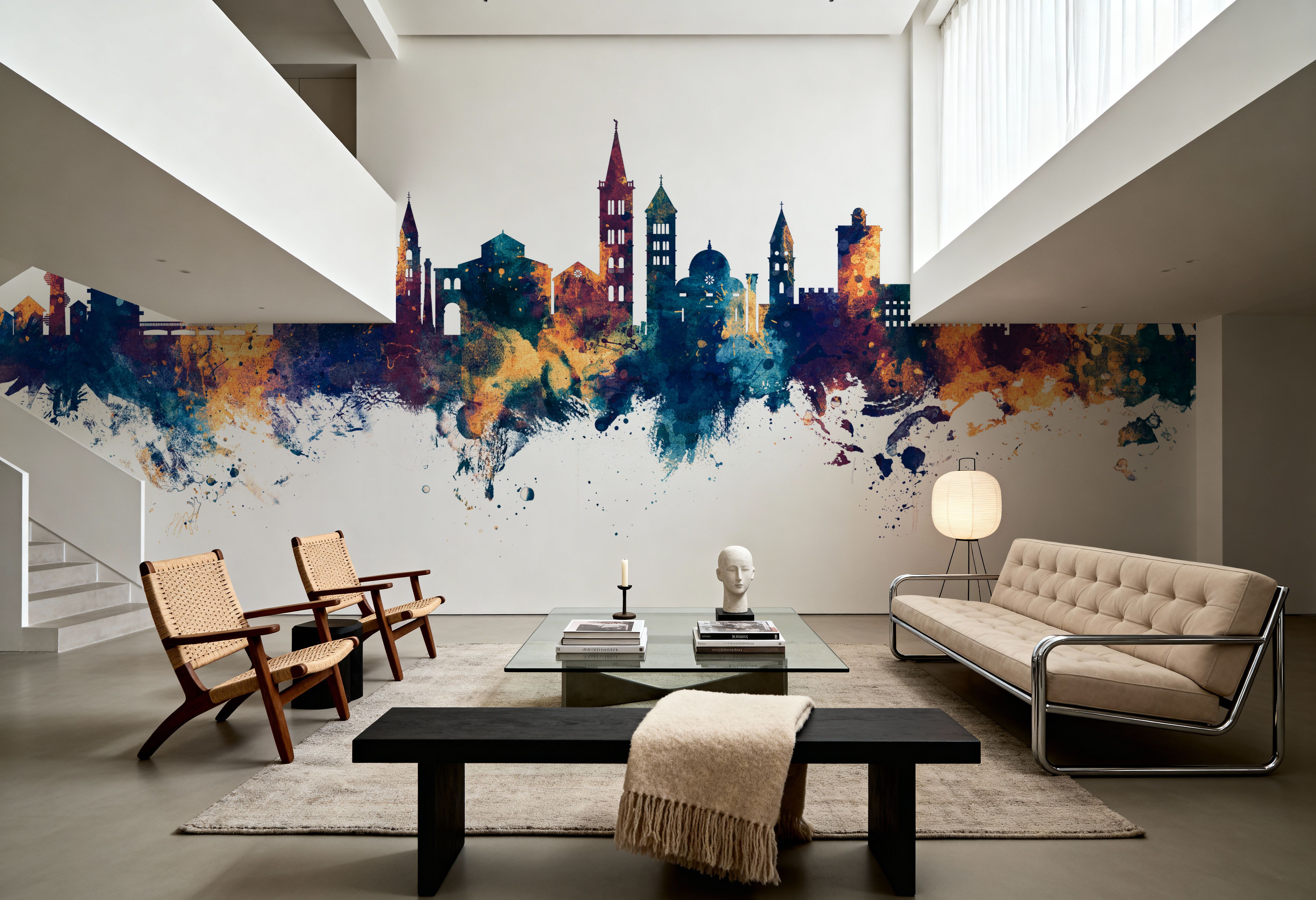 Zadar Croatia Skyline Blue & Bronze