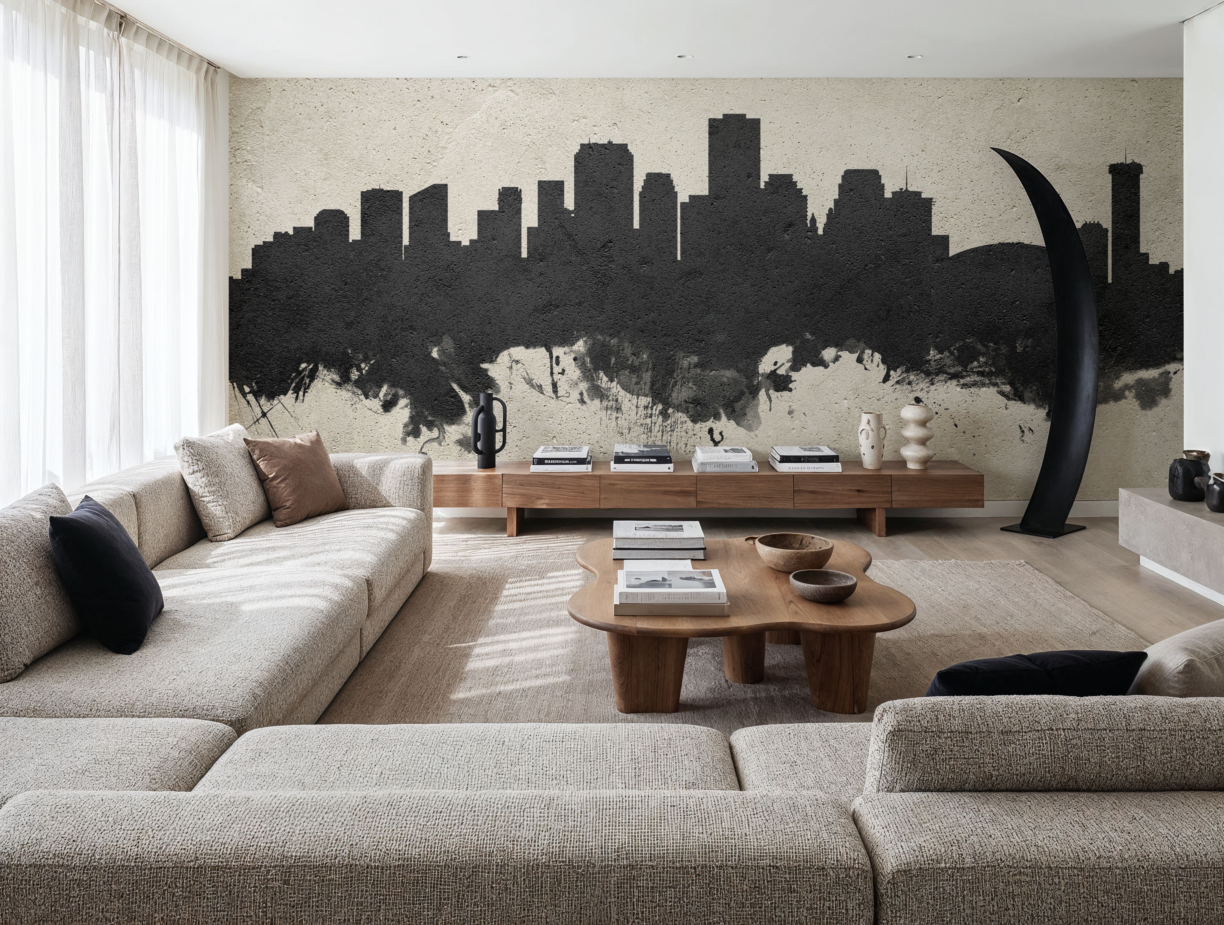 New Orleans Louisiana Skyline Concrete