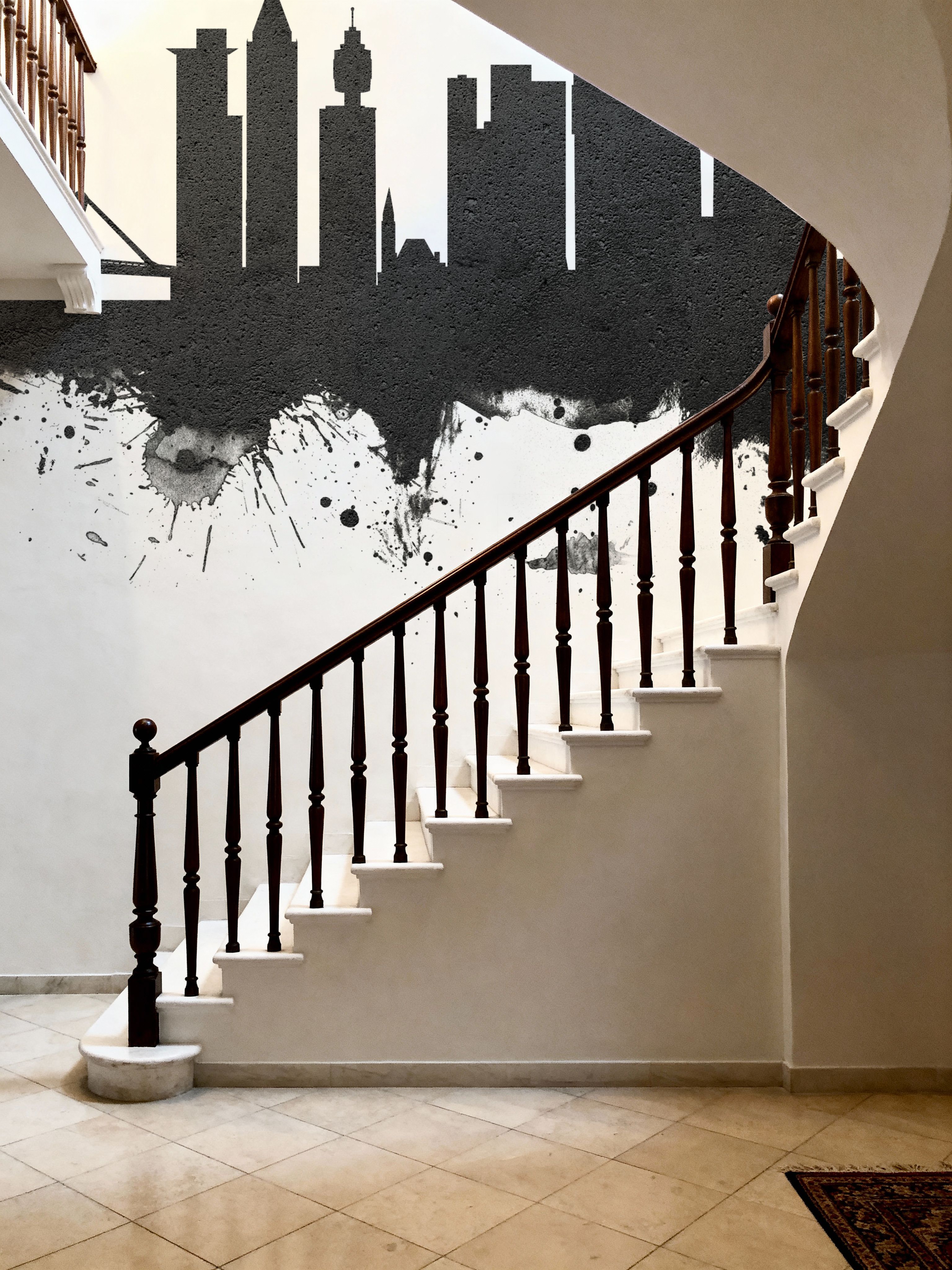 Frankfurt Skyline Black & White