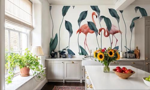 Shy Flamingos