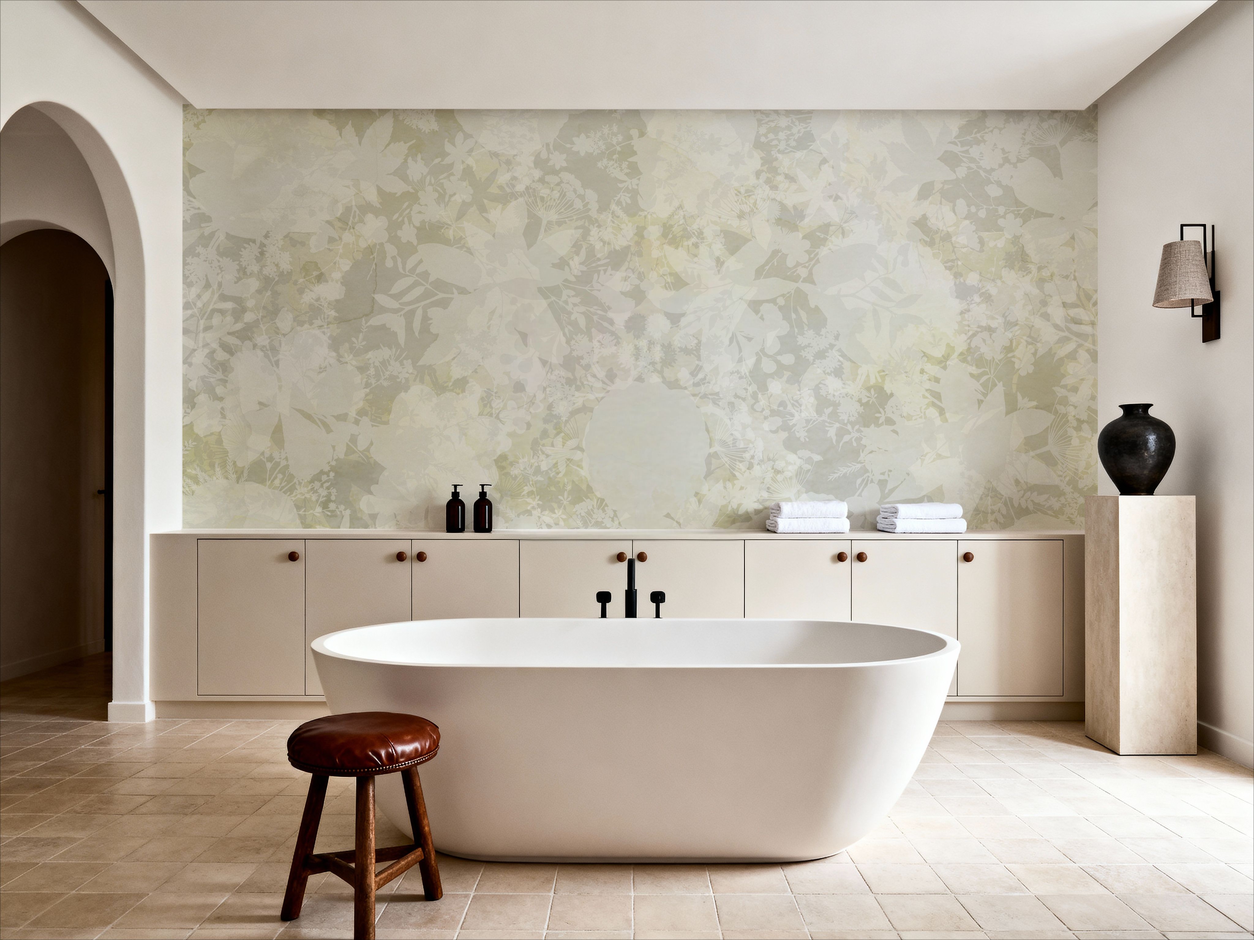 Flower Silhouette Yellow