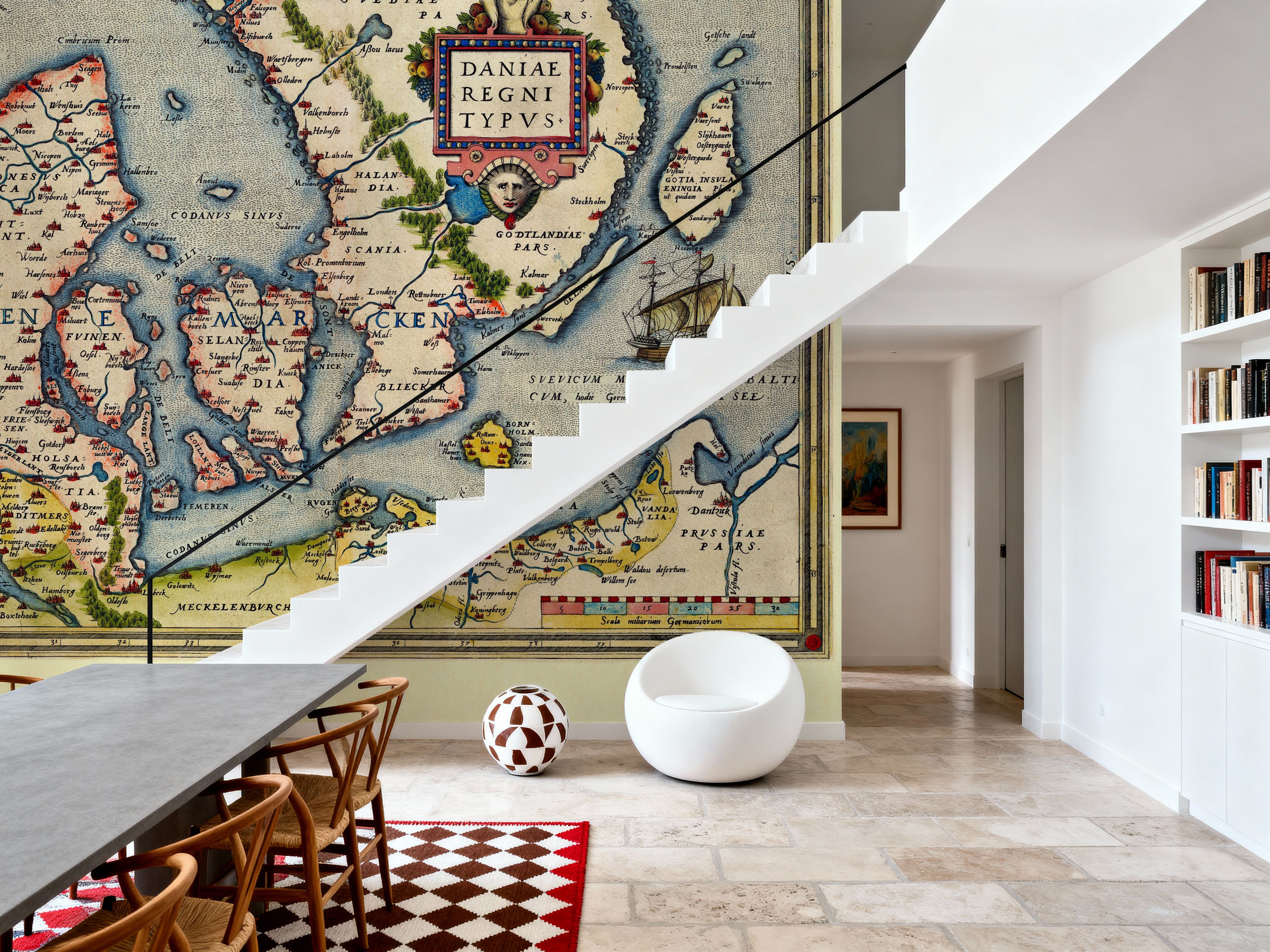 Old Map of Denmark 1570