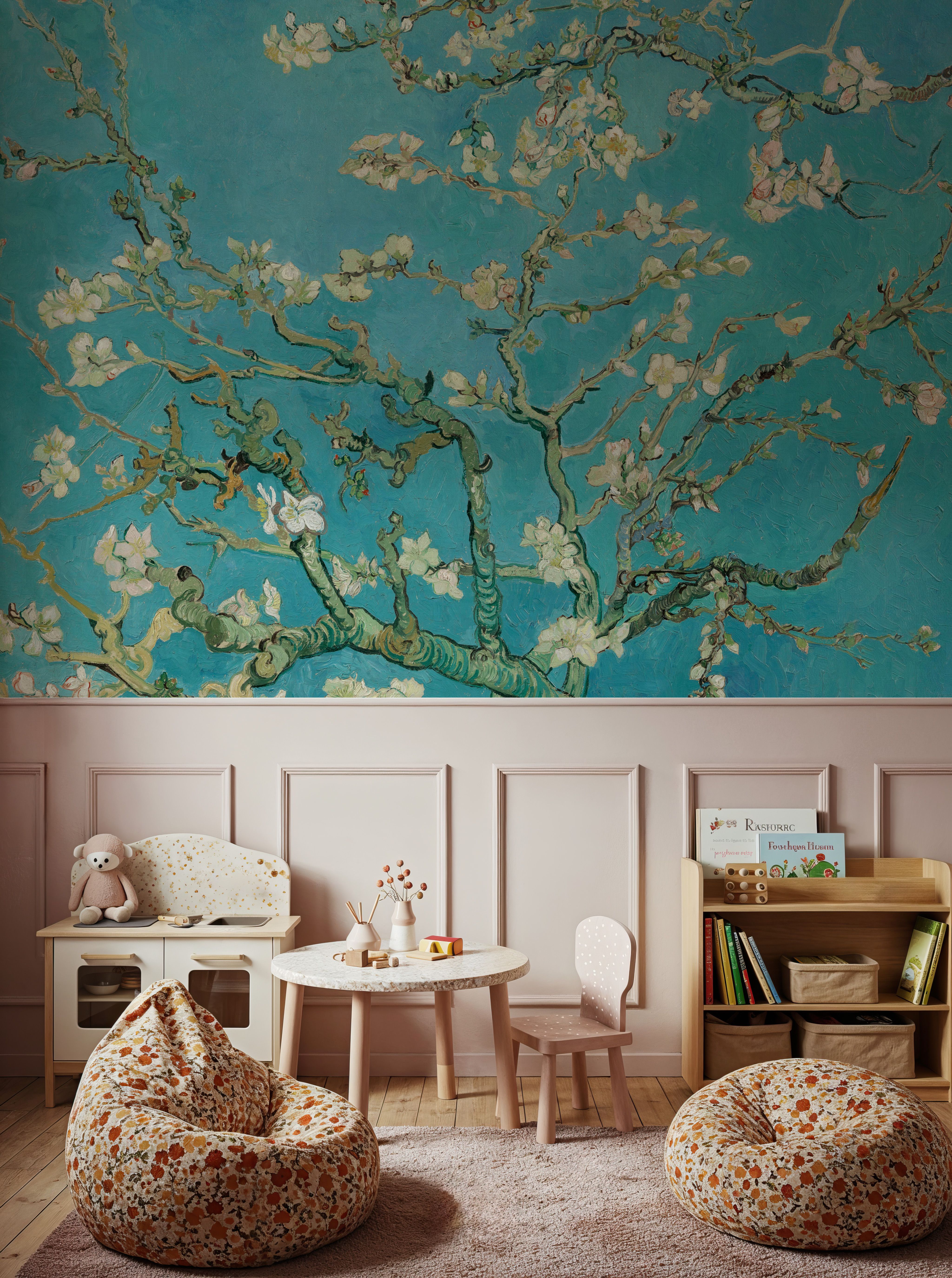 Almond Blossom, Turquoise