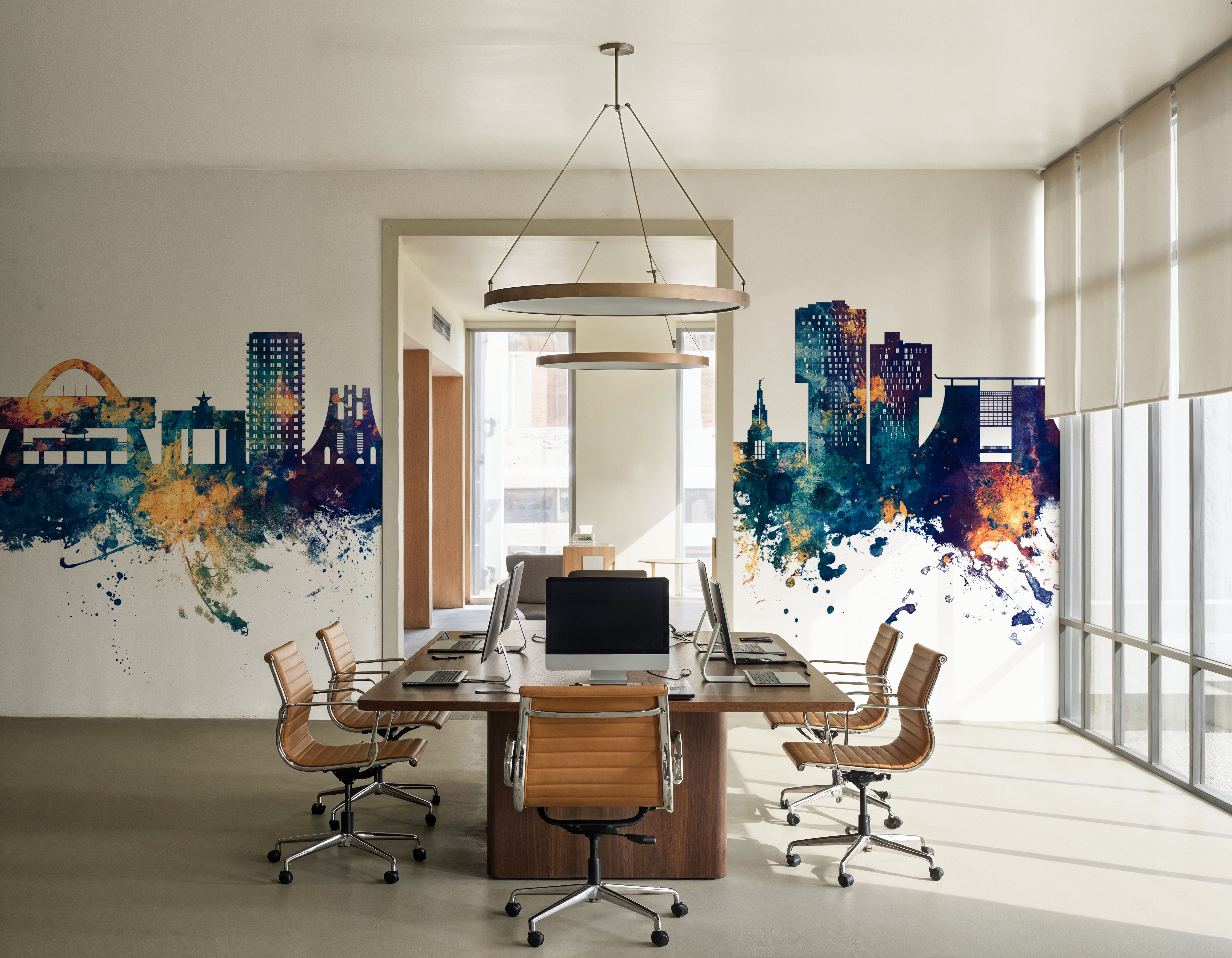 Accra Ghana Skyline Blue & Bronze