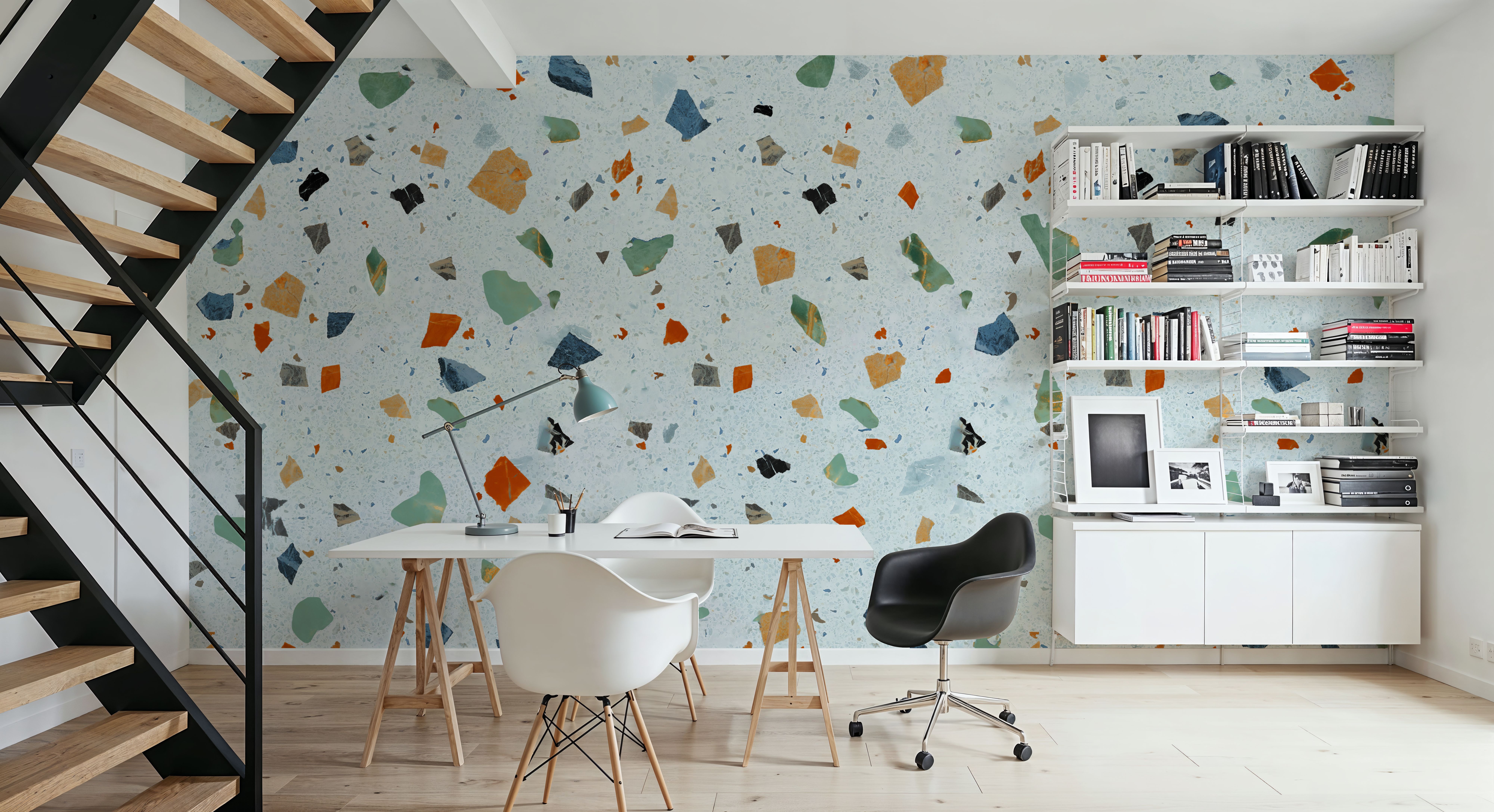 Terrazzo Multi, Ice Blue